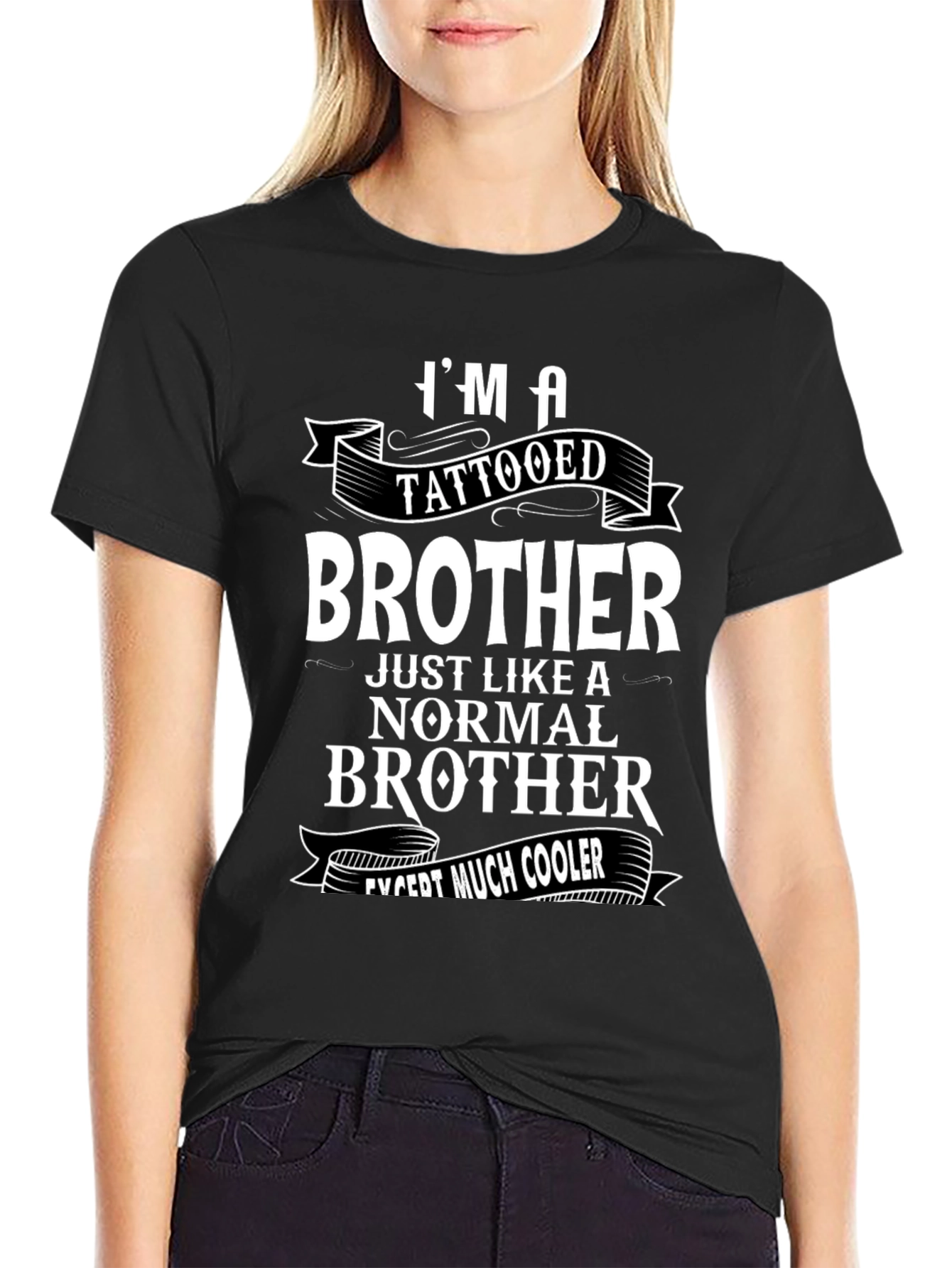 Tattooed Brother Graphic Tee - Cool Brother Shirt