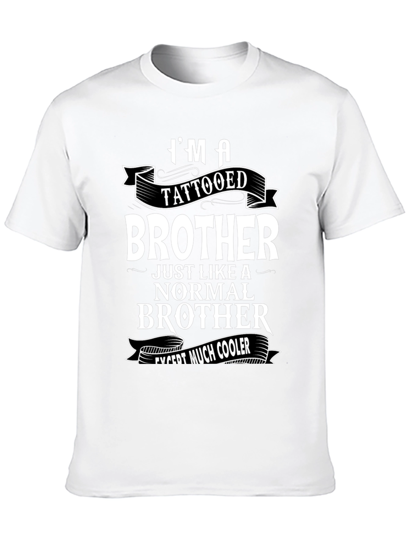 Tattooed Brother Graphic Tee - Cool Brother Shirt