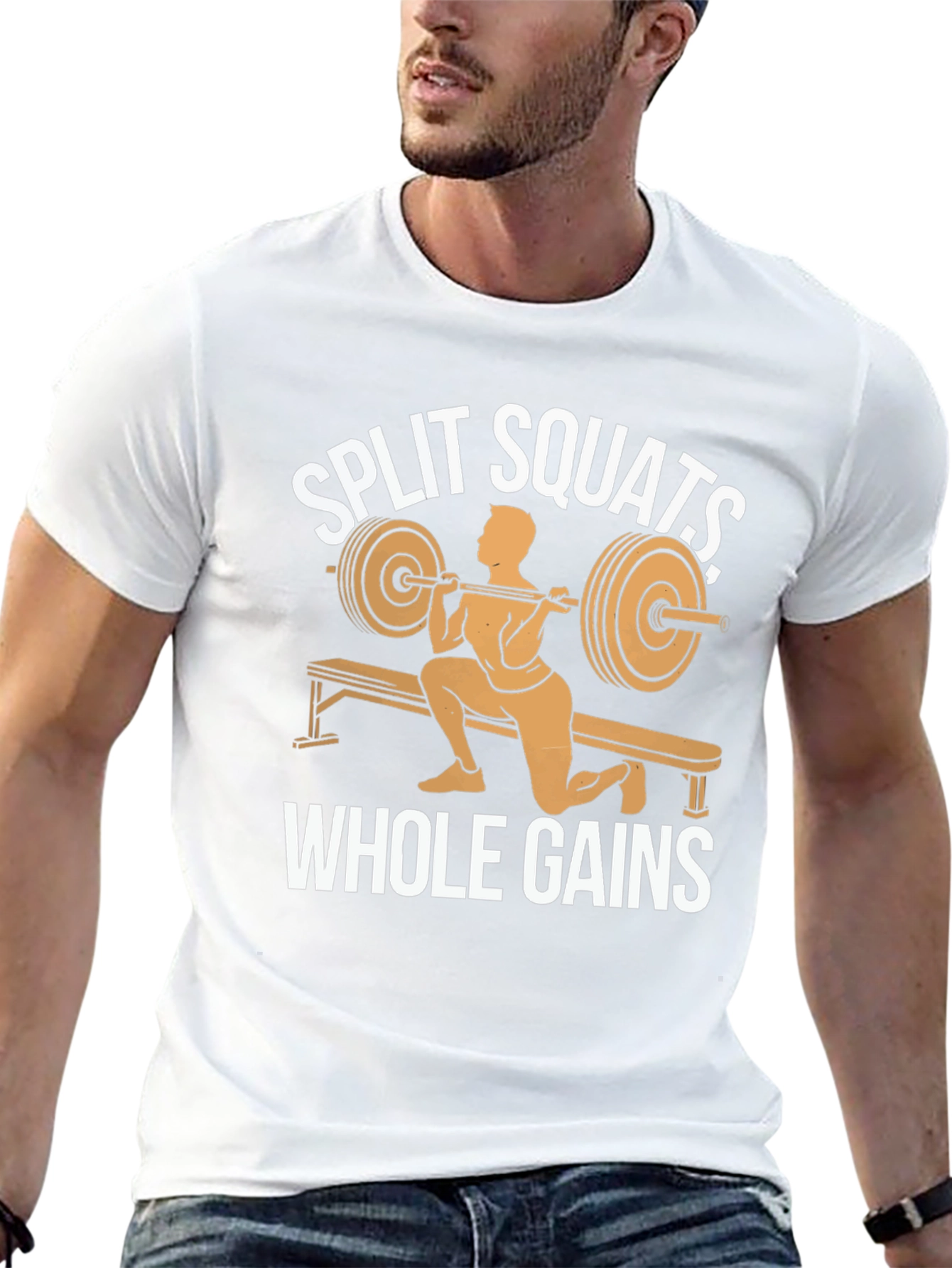 Split Squats Whole Gains Graphic T-Shirt
