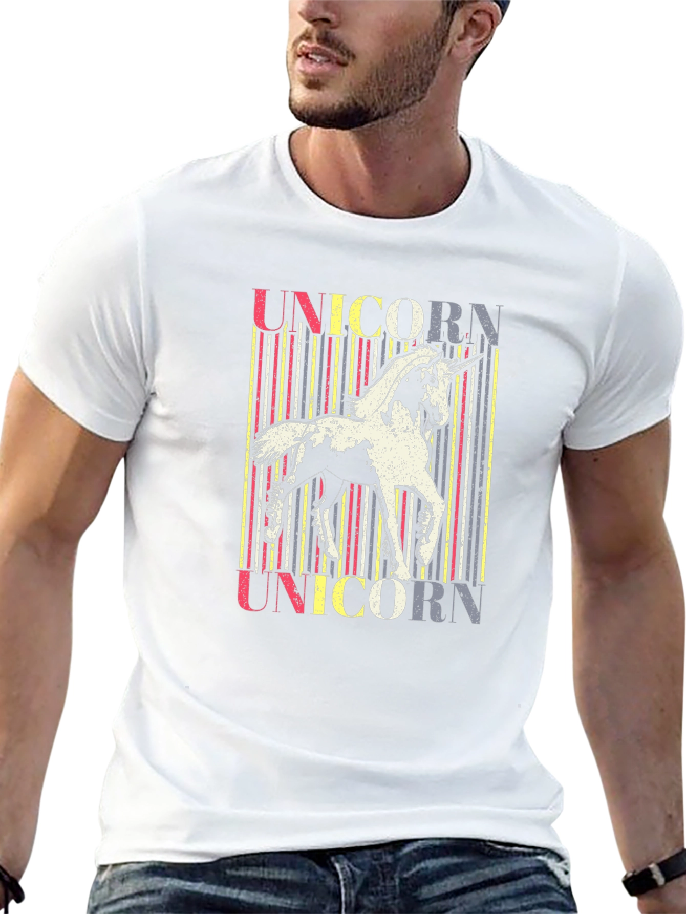 Unicorn Graphic Print Tee