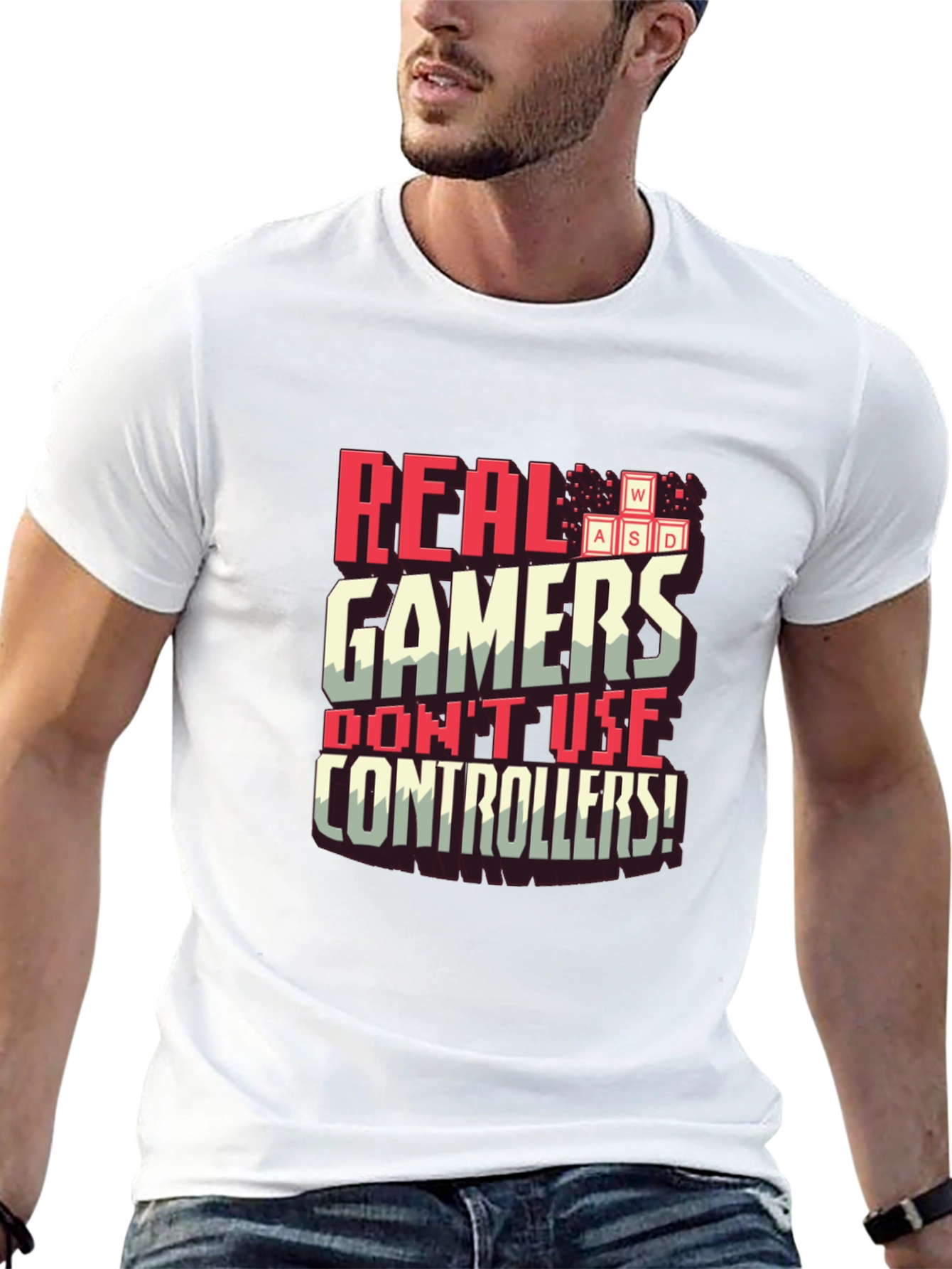 Real Gamers Dont Use Controllers T-Shirt