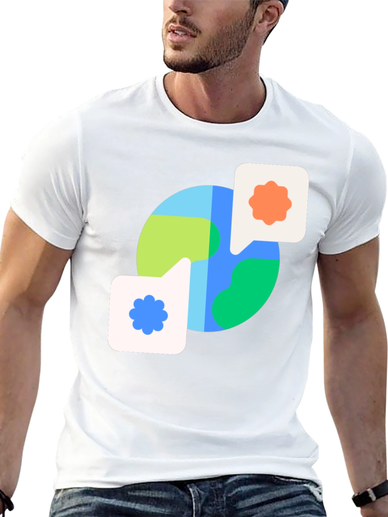 Earth Conversation T-Shirt - Global Dialogue