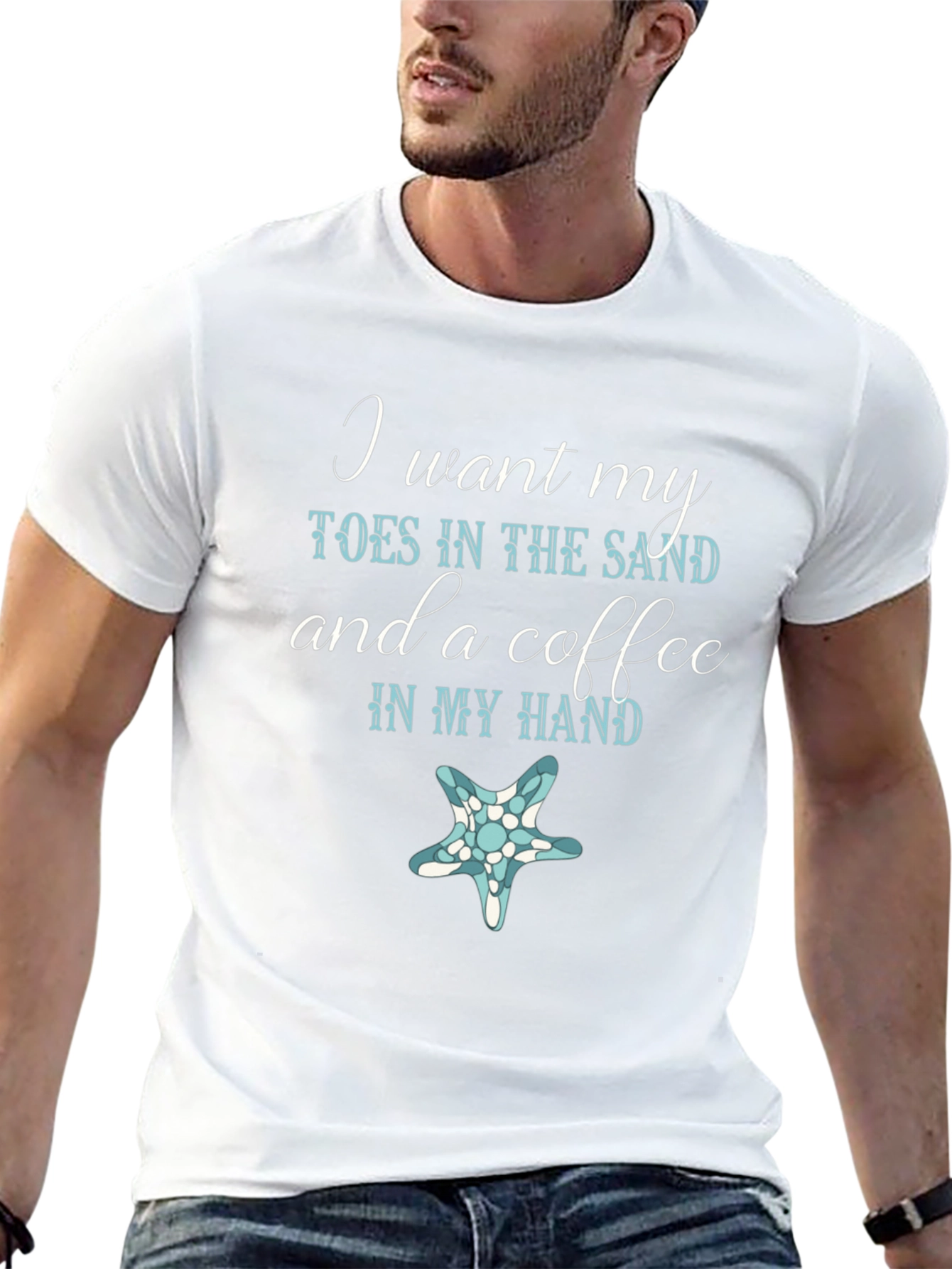 Toes in the Sand Graphic T-Shirt