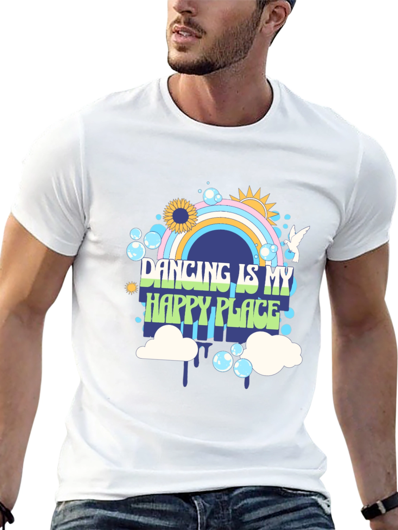 Dancing is My Happy Place Graphic Tee