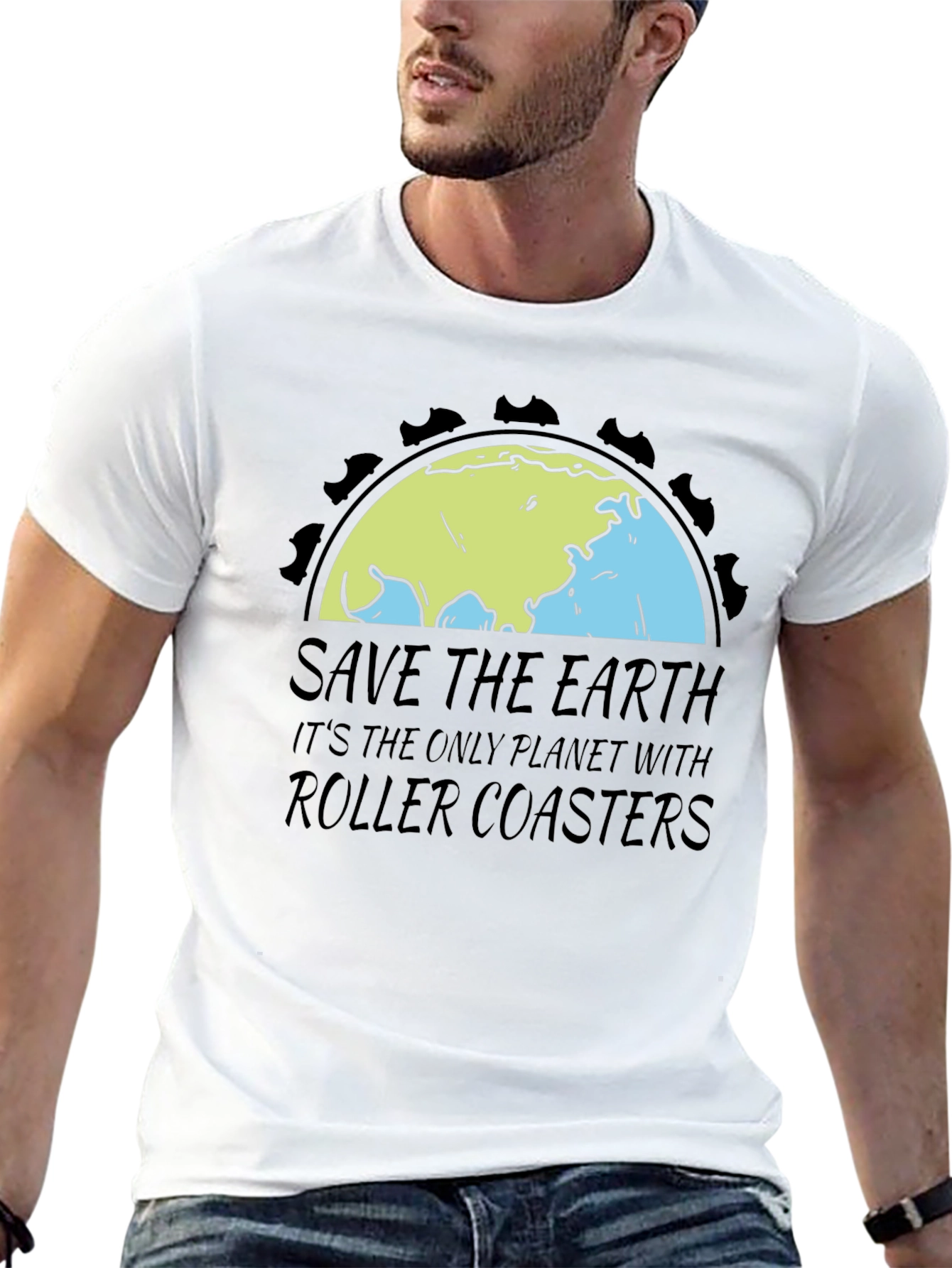 Save the Earth Roller Coaster T-Shirt