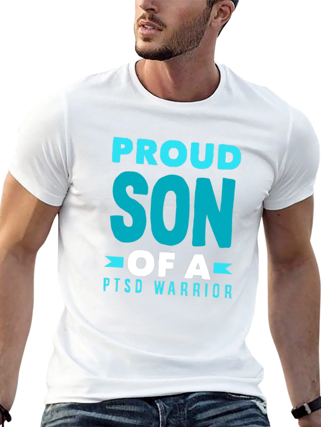 Proud Son of a PTSD Warrior Graphic Tee