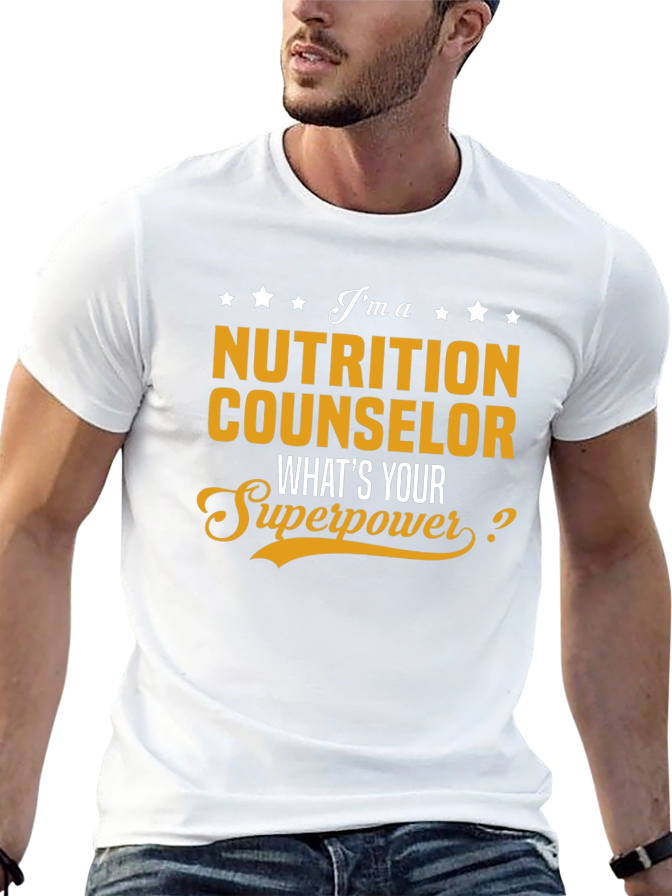 Nutrition Counselor T-Shirt - Superpower Design