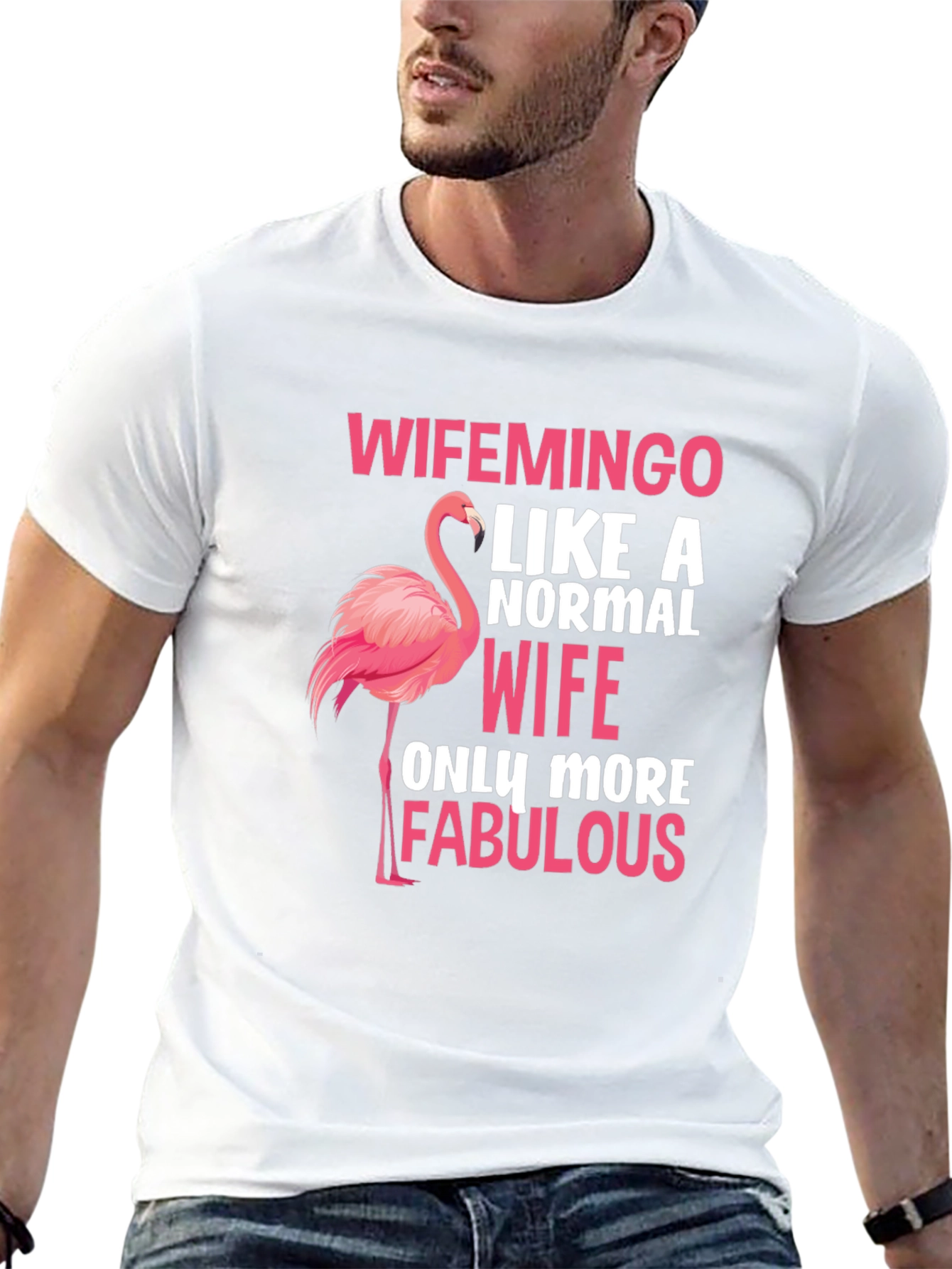 Wifemingo Flamingo Wife T-Shirt