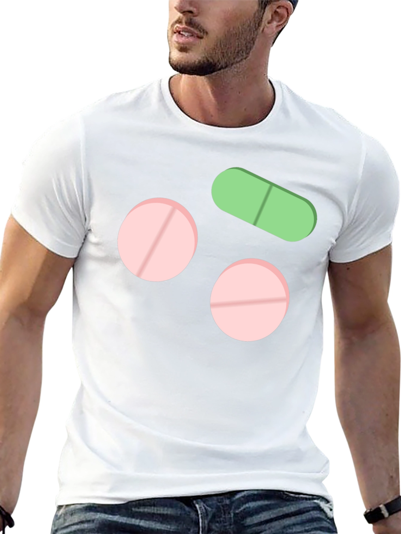 Pills Graphic T-Shirt Black