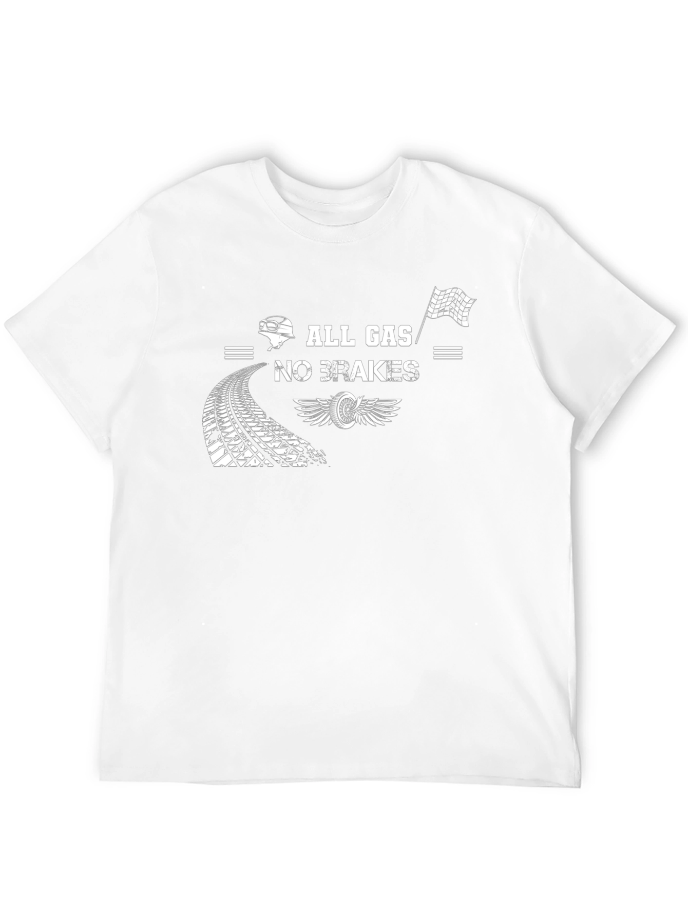 All Gas No Brakes Graphic T-Shirt