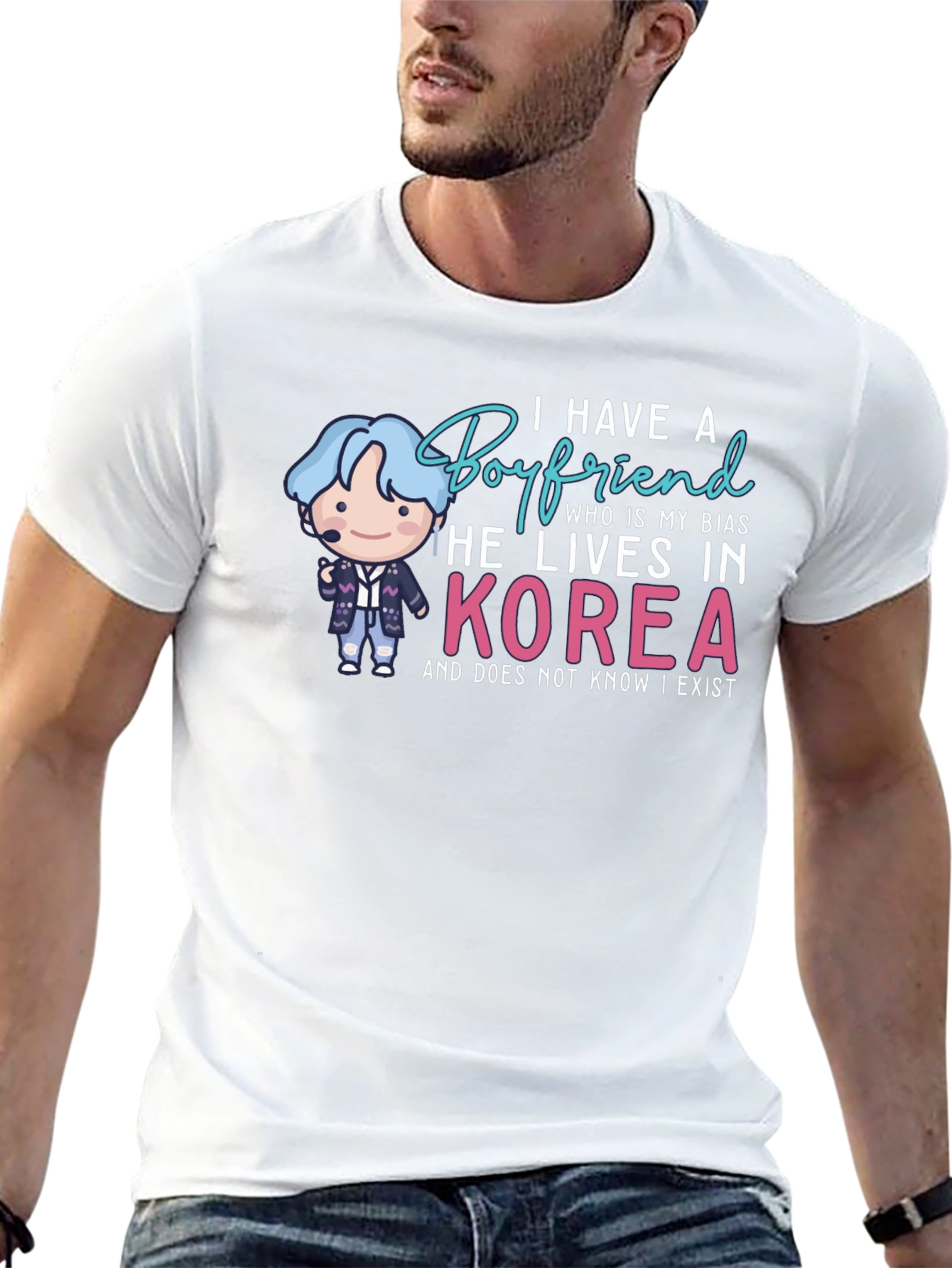 I Have A Boyfriend Korea Graphic Tee