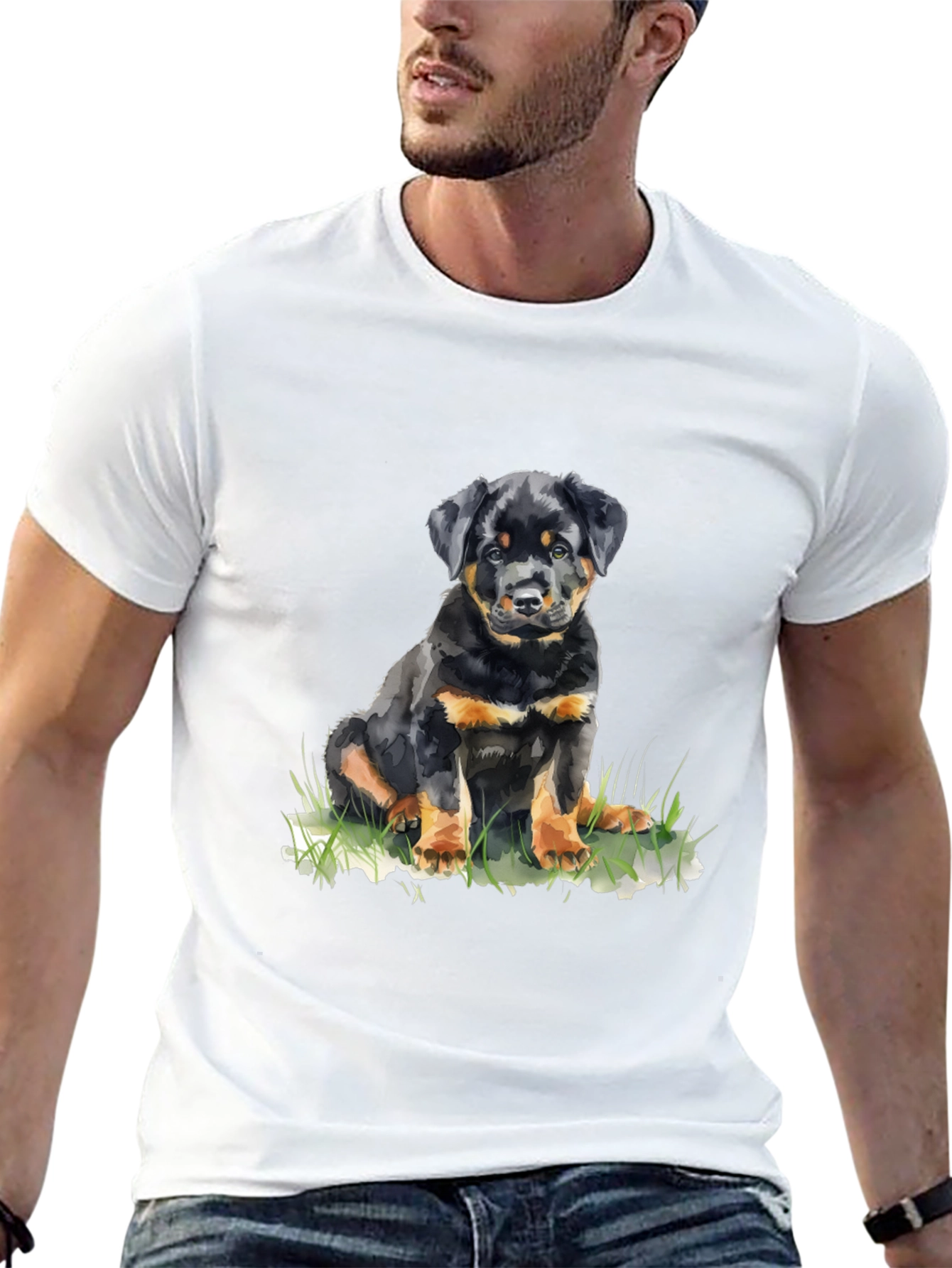 Rottweiler Puppy T-Shirt - Cute Dog Tee