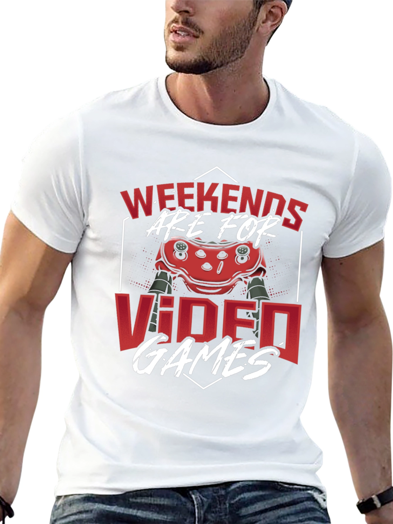 Weekends Are For Video Games Graphic Tee