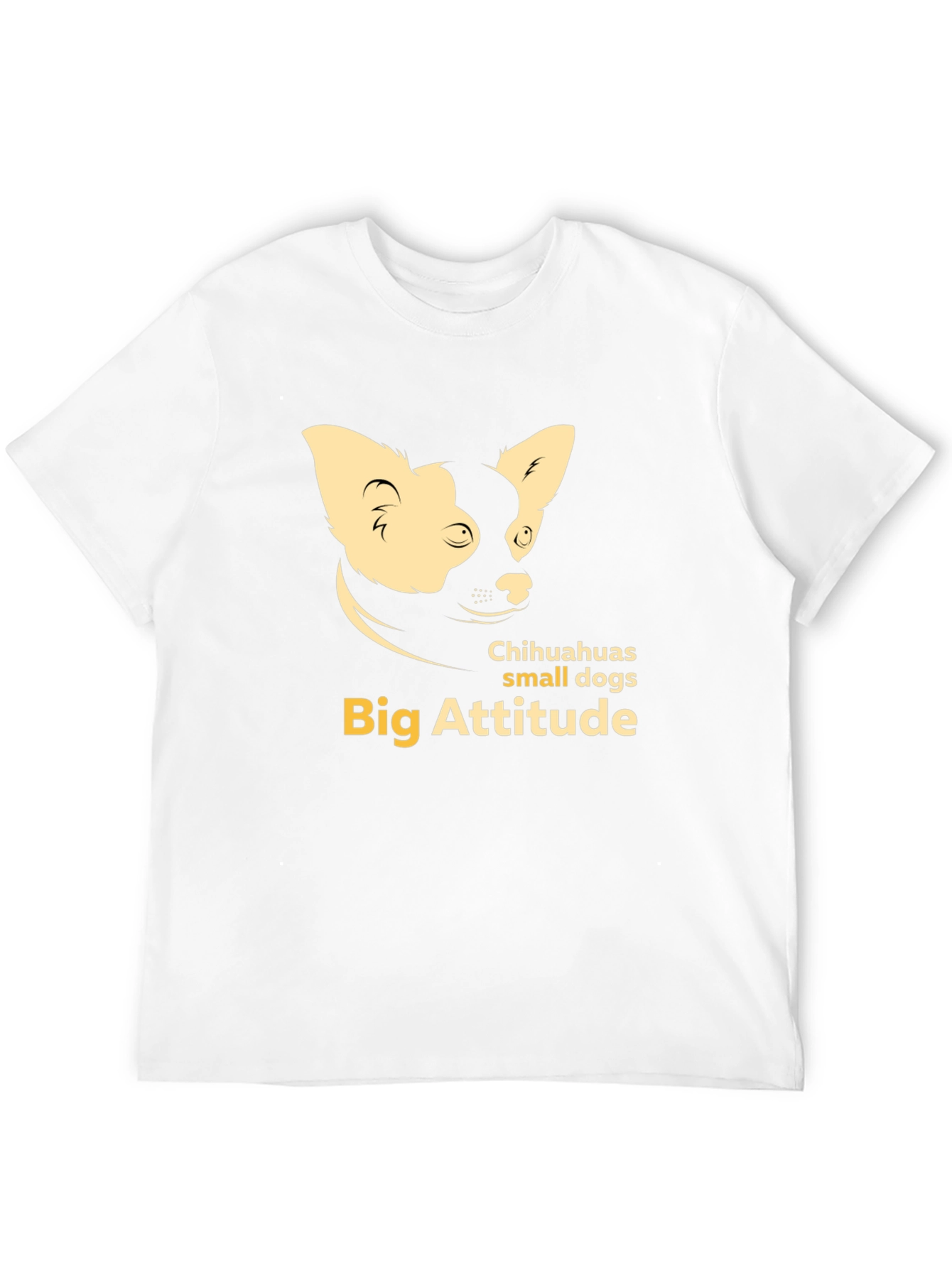 Chihuahua Big Attitude Graphic Tee