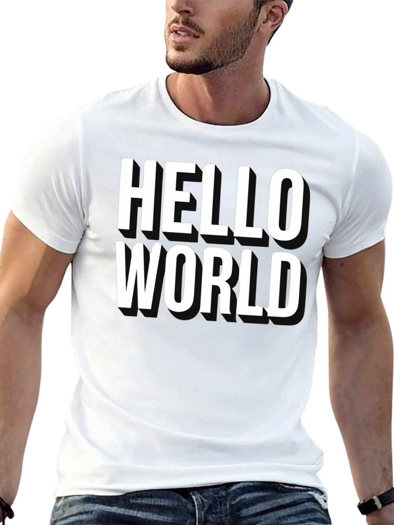 Hello World T-Shirt - Classic Programmer Tee