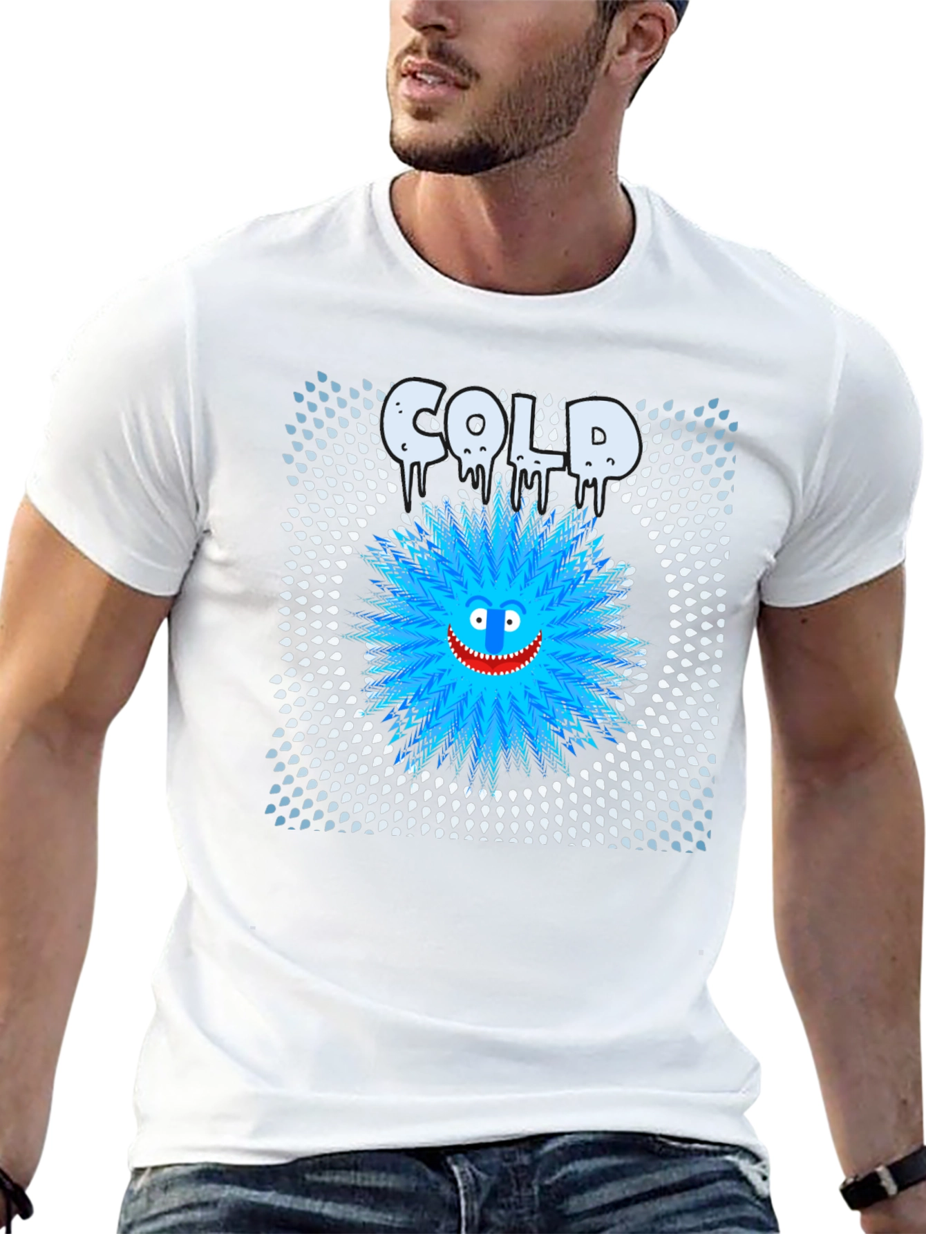Cold Character Graphic T-Shirt