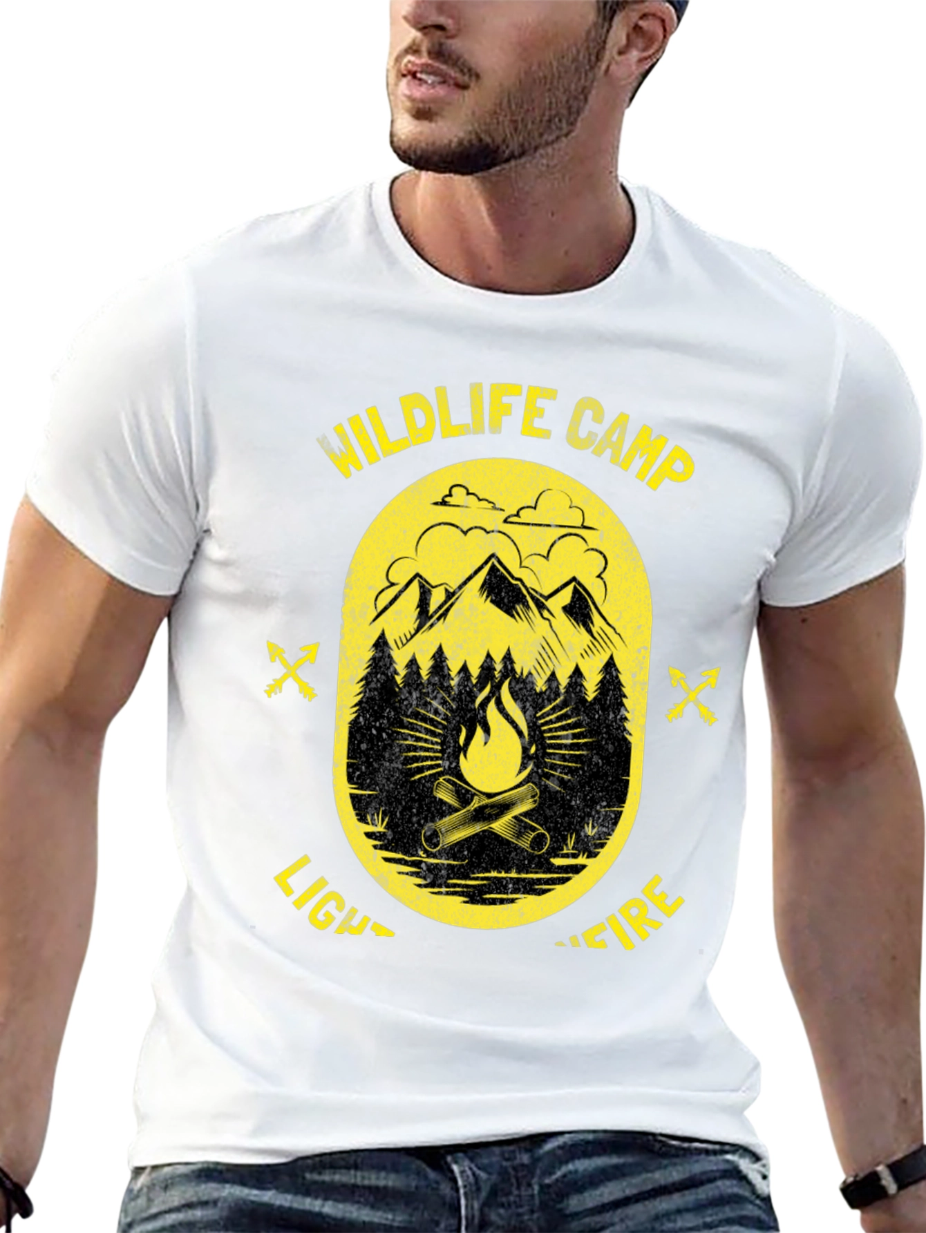 Wildlife Campfire Graphic Tee