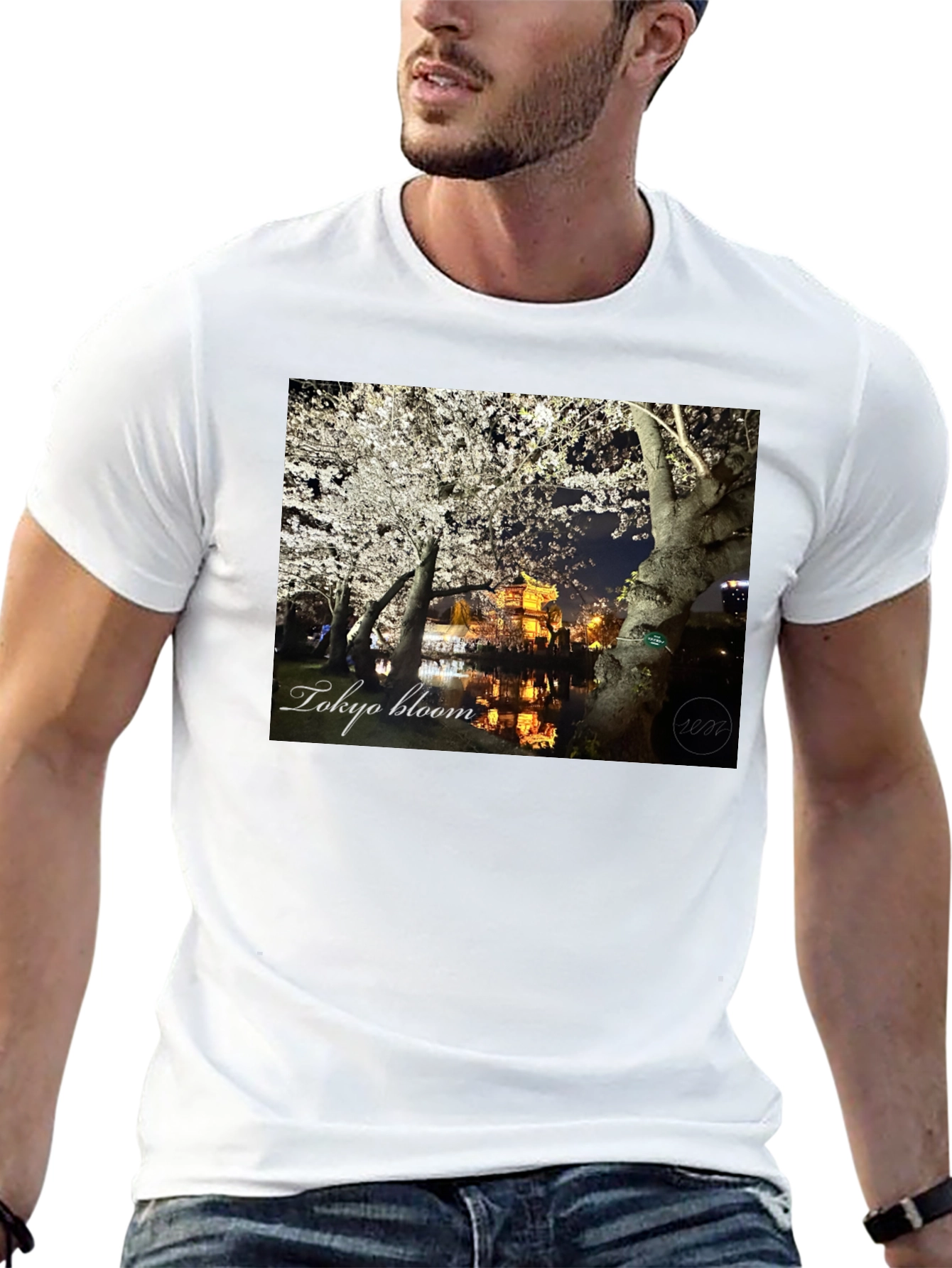 Tokyo Bloom Black T-Shirt