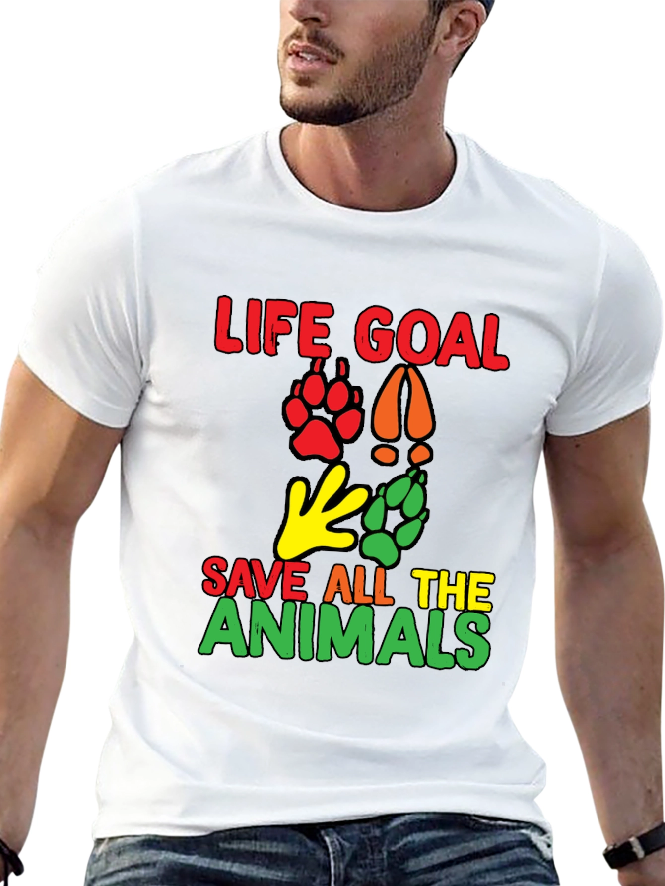 Save All The Animals Graphic Tee