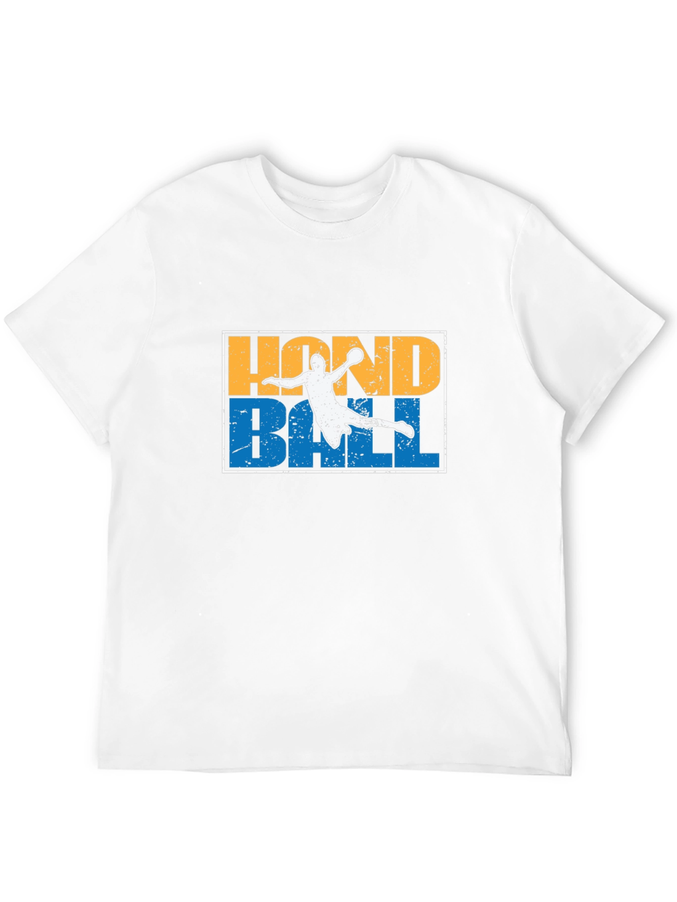 Handball Graphic T-Shirt | Player Silhouette Design