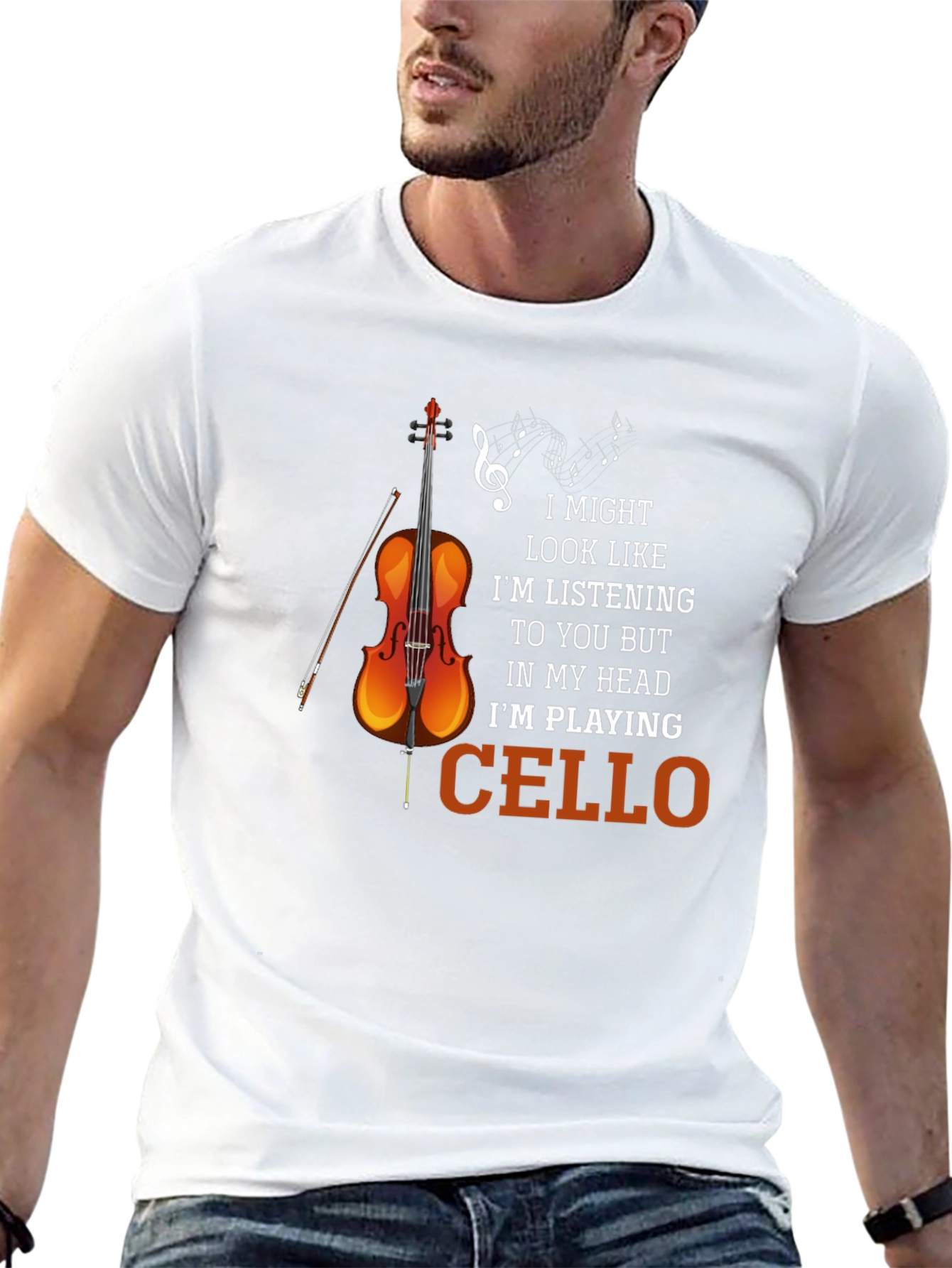 Cello Player T-Shirt Funny Musician Tee