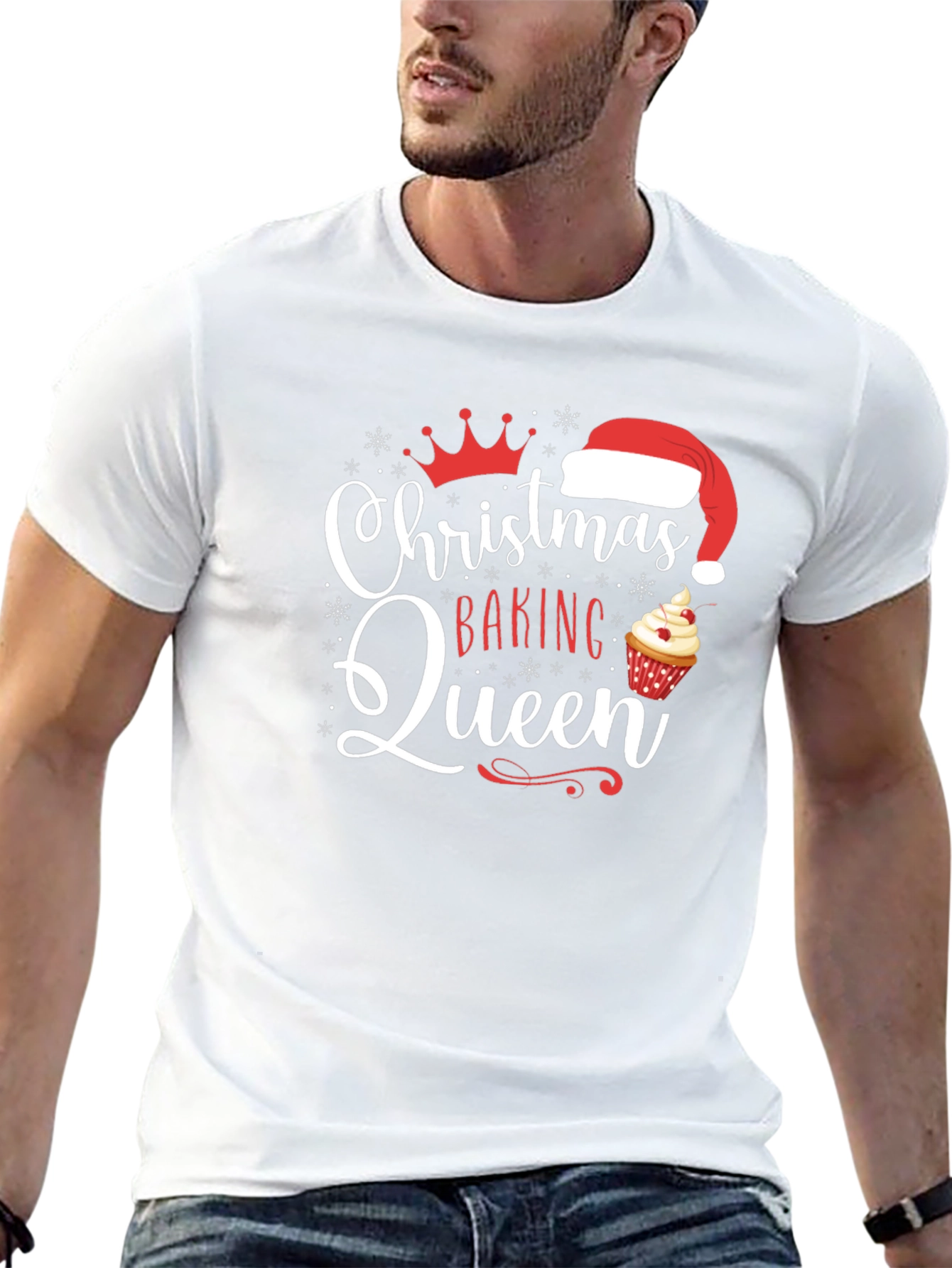 Christmas Baking Queen Graphic T-Shirt