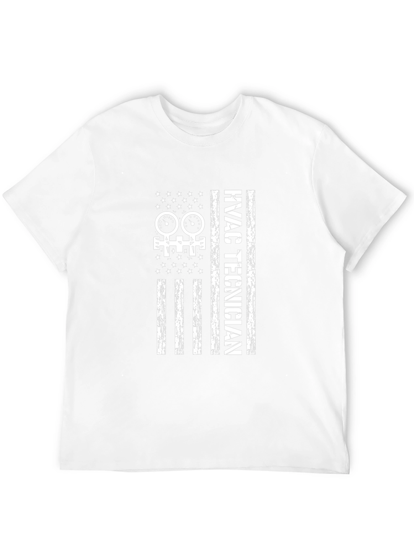 HVAC Technician American Flag T-Shirt