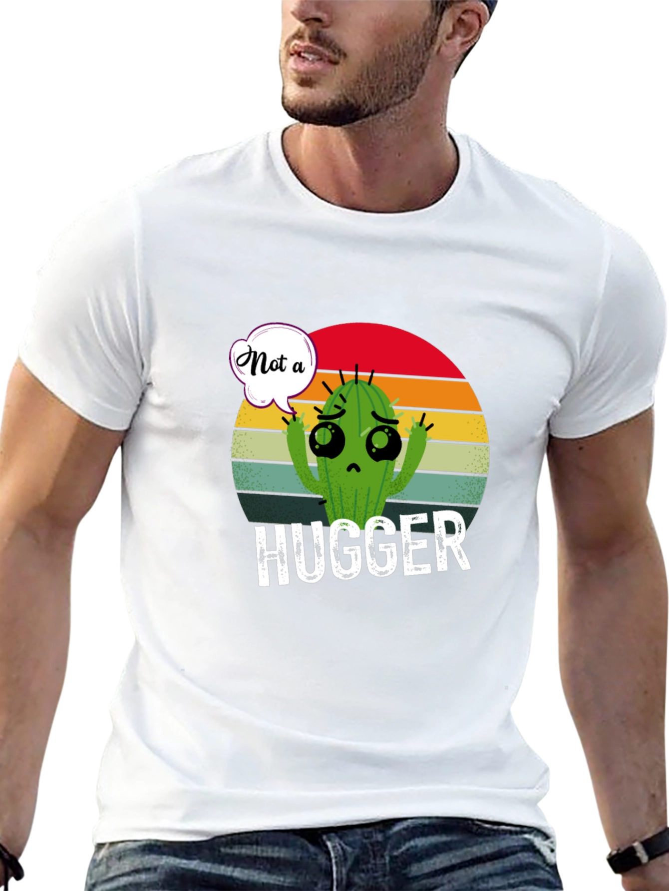 Not a Hugger Cactus T-Shirt