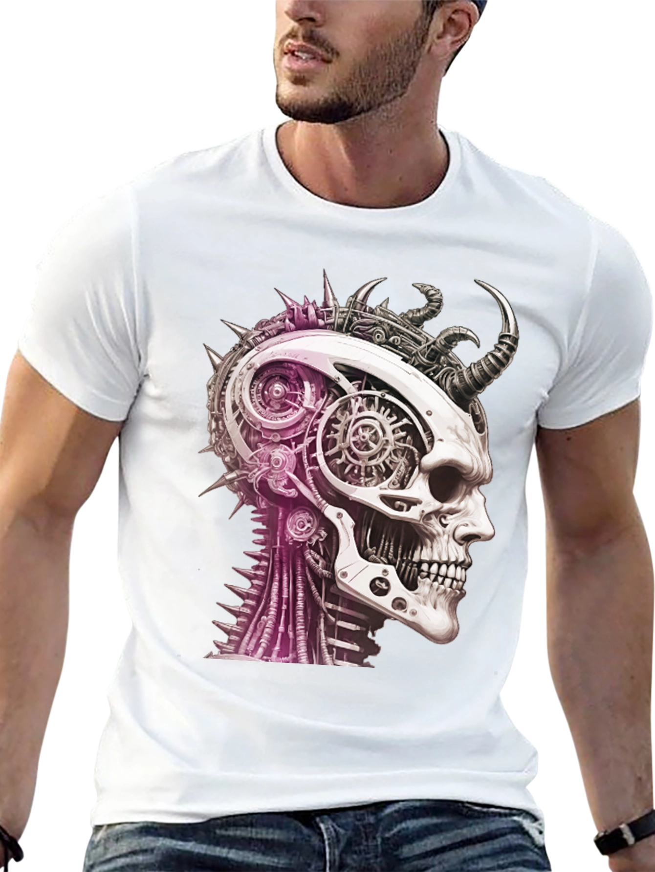 Steampunk Skull Graphic Tee