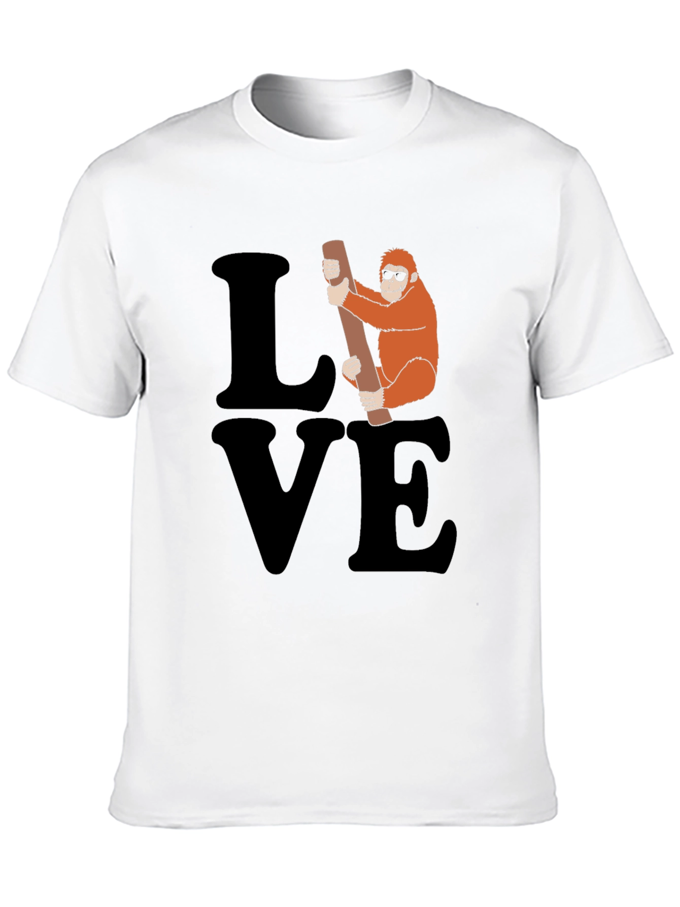 Love Orangutan T-Shirt - Funny Ape Graphic Tee