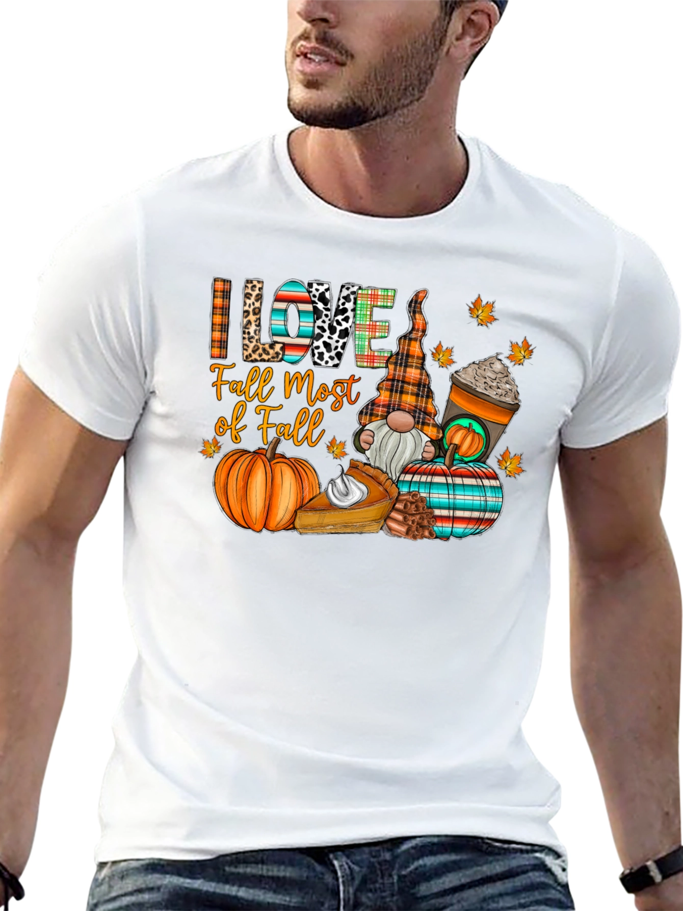 I Love Fall Most of All T-Shirt
