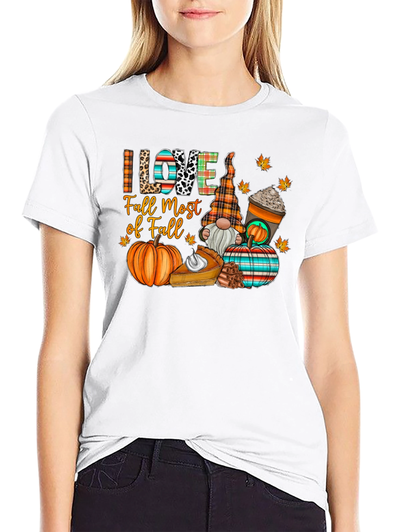 I Love Fall Most of All T-Shirt