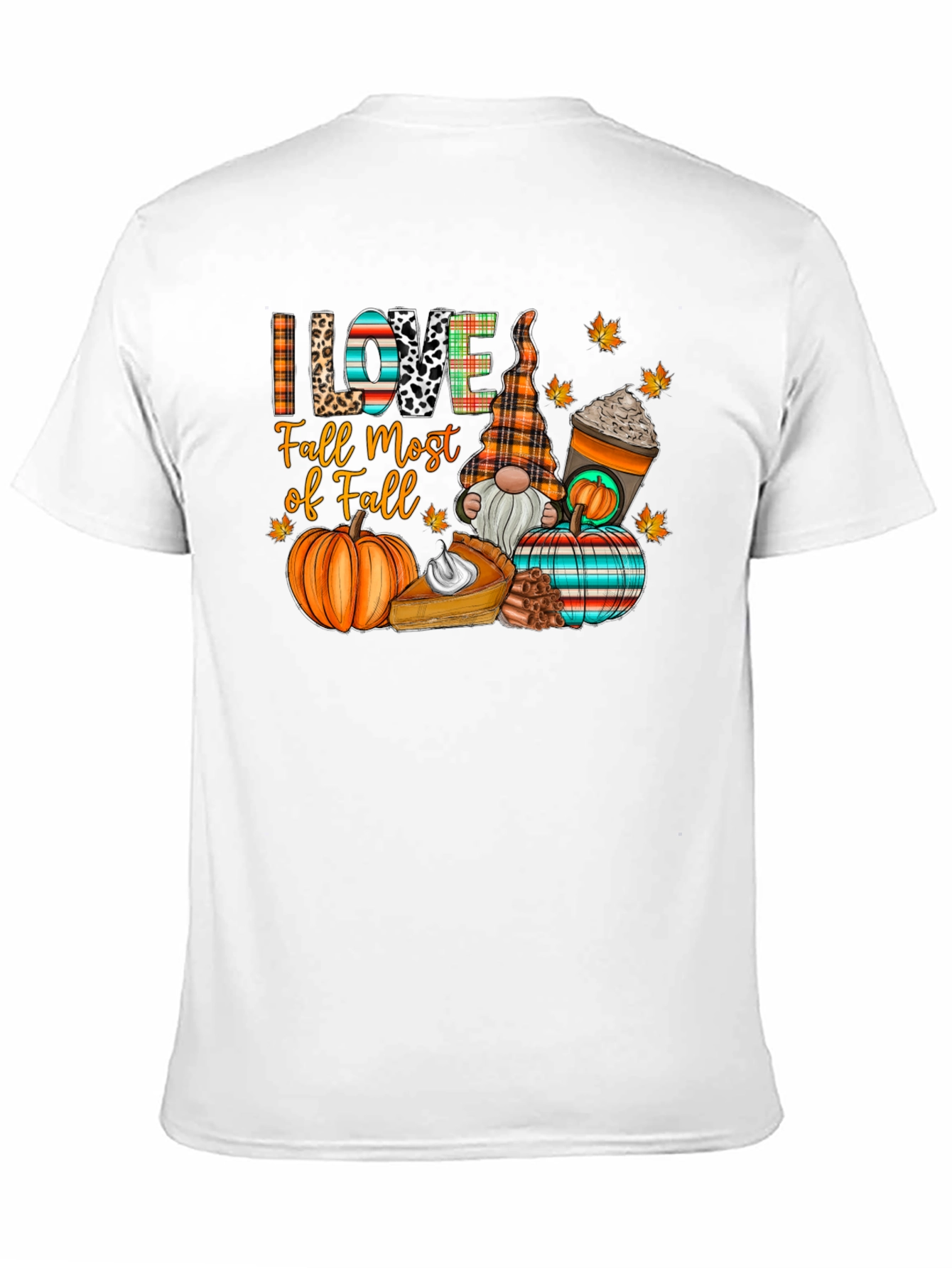 I Love Fall Most of All T-Shirt