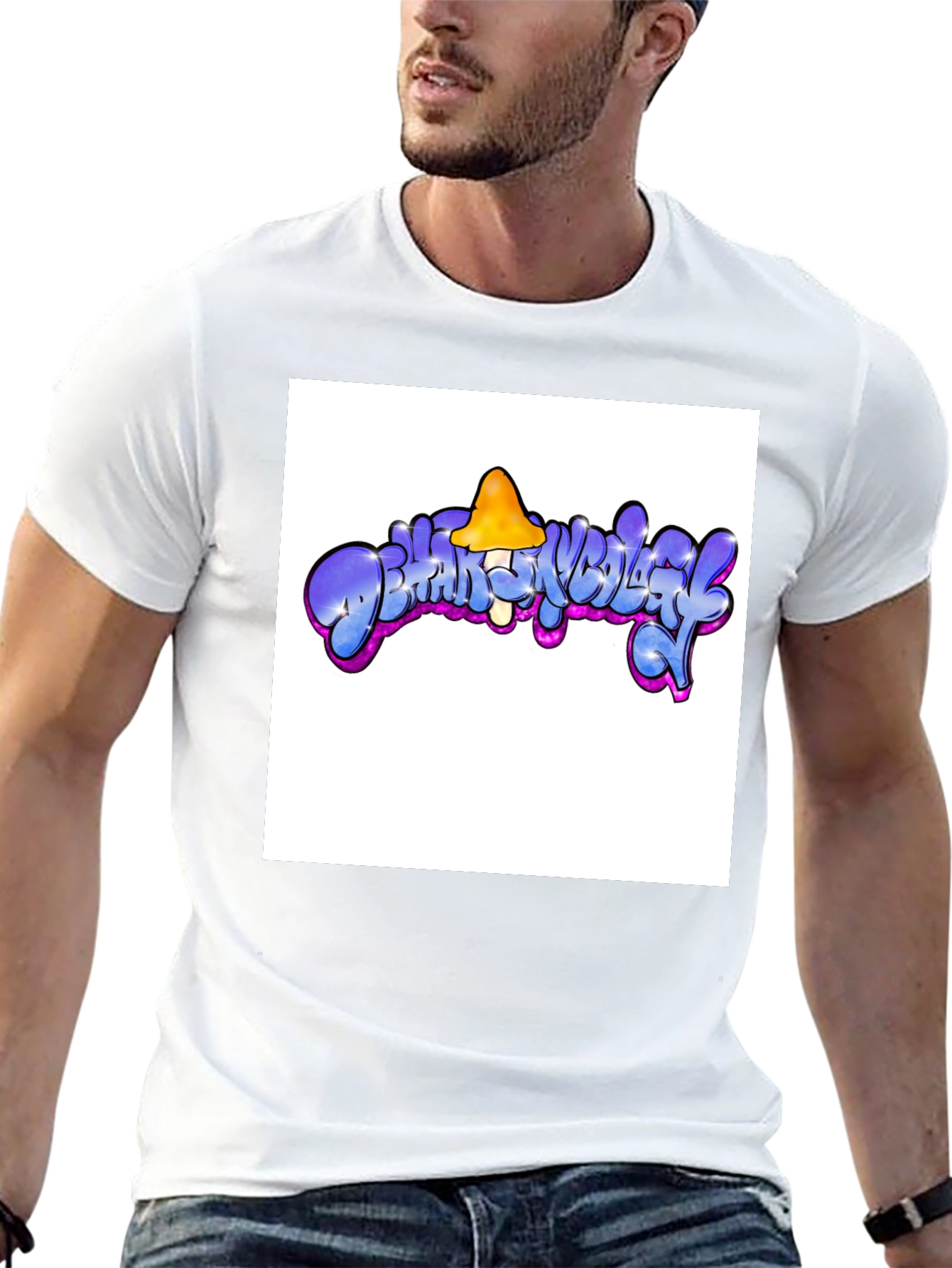 Psychedelic Mushroom Graphic T-Shirt