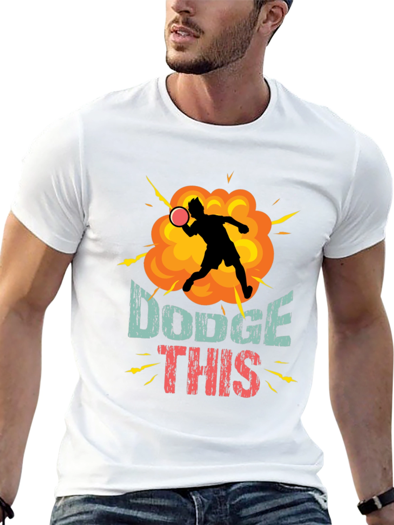 Dodge This T-Shirt - Funny Dodgeball Tee