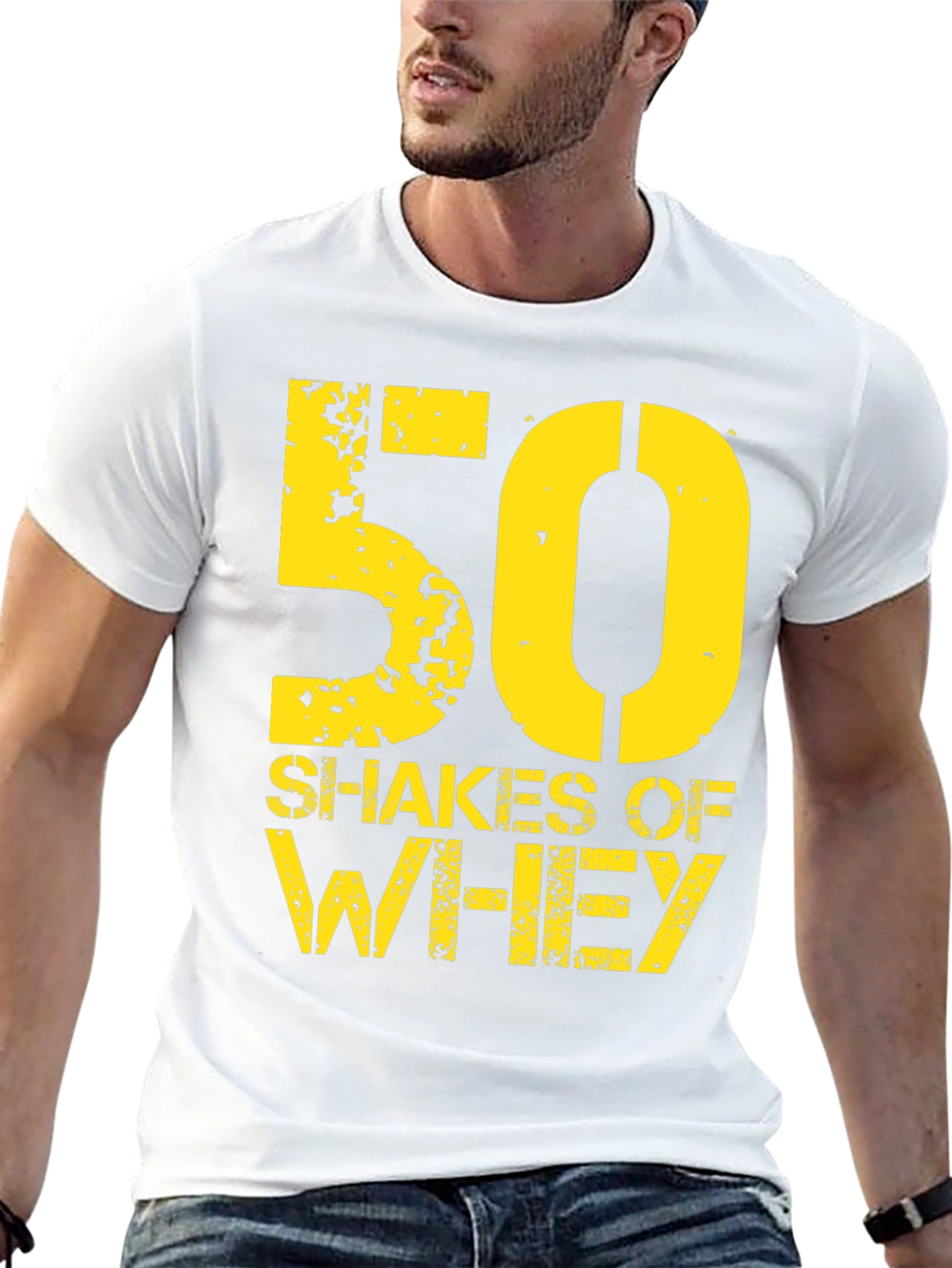50 Shakes of Whey Graphic T-Shirt