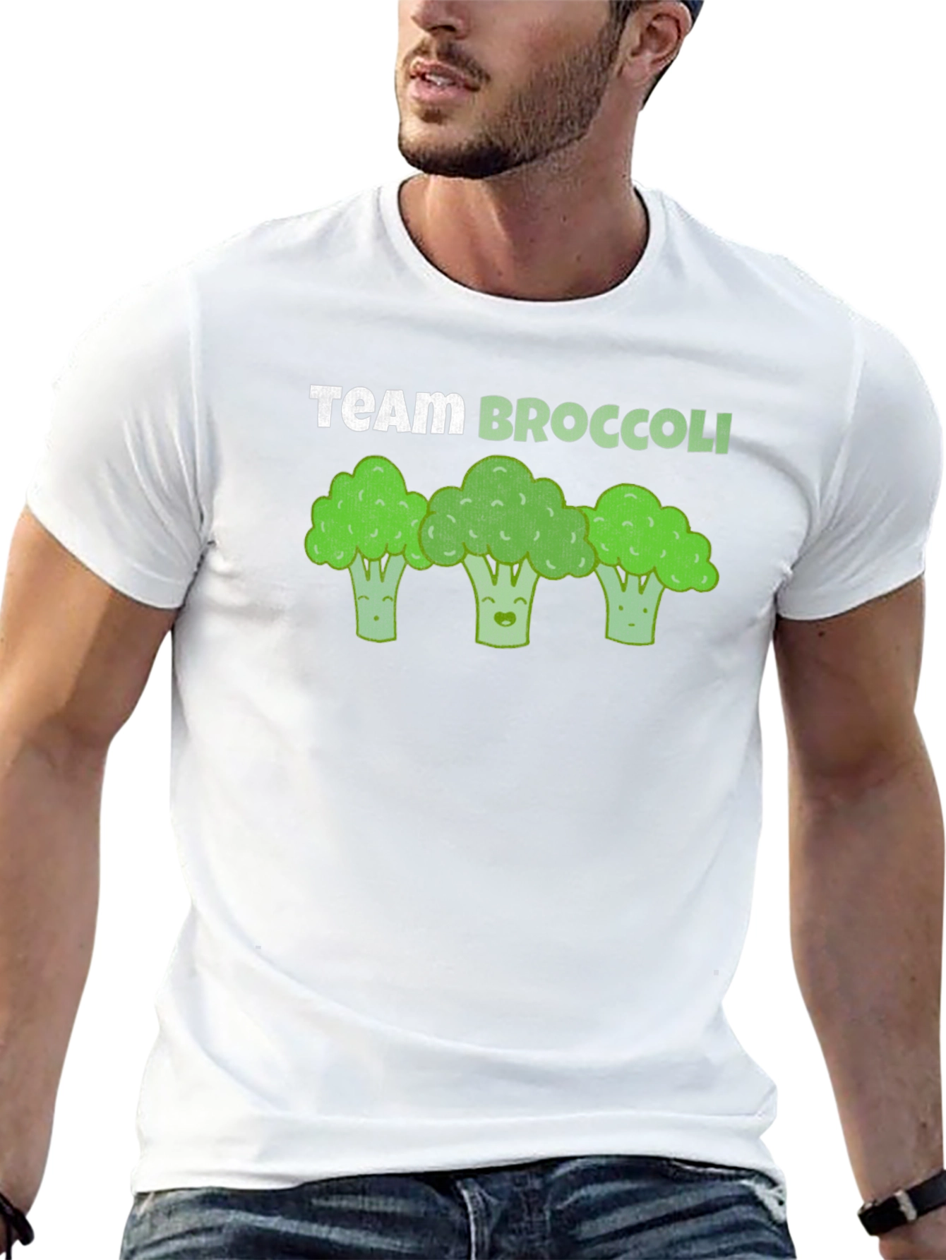 Team Broccoli Graphic T-Shirt - Healthy Food Tee