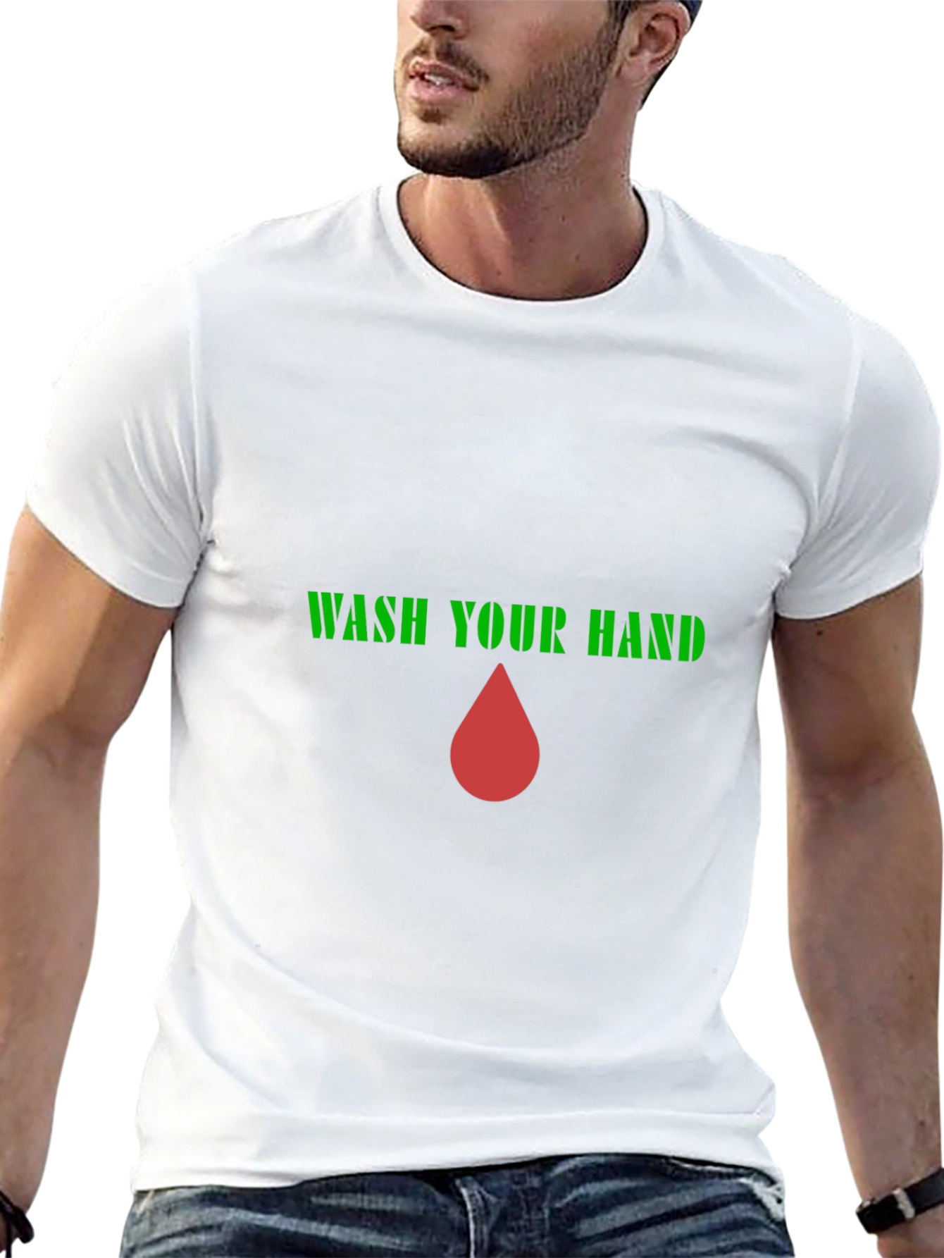 Wash Your Hands Black T-Shirt