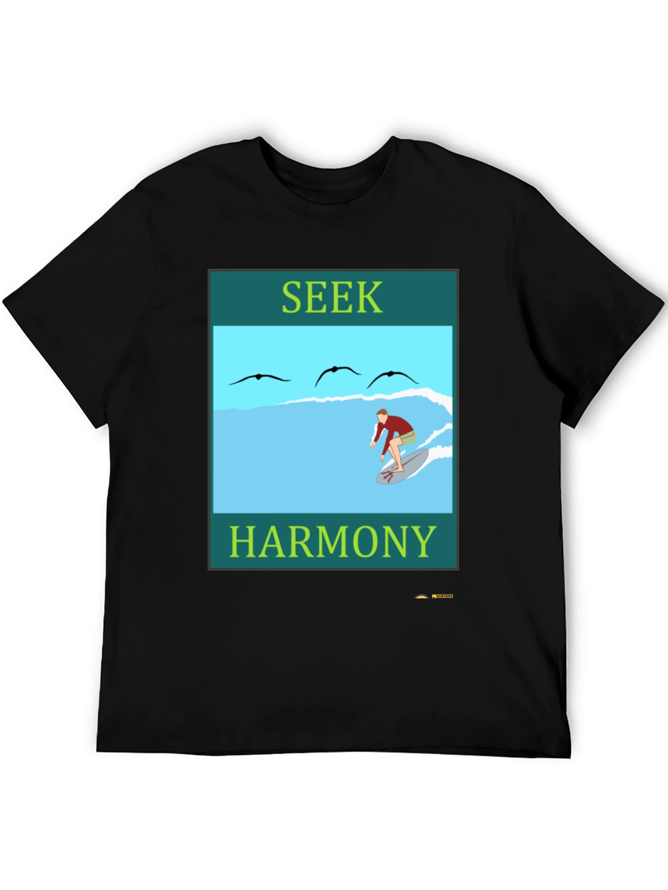 Seek Harmony Surfing T-Shirt - Relaxed Fit