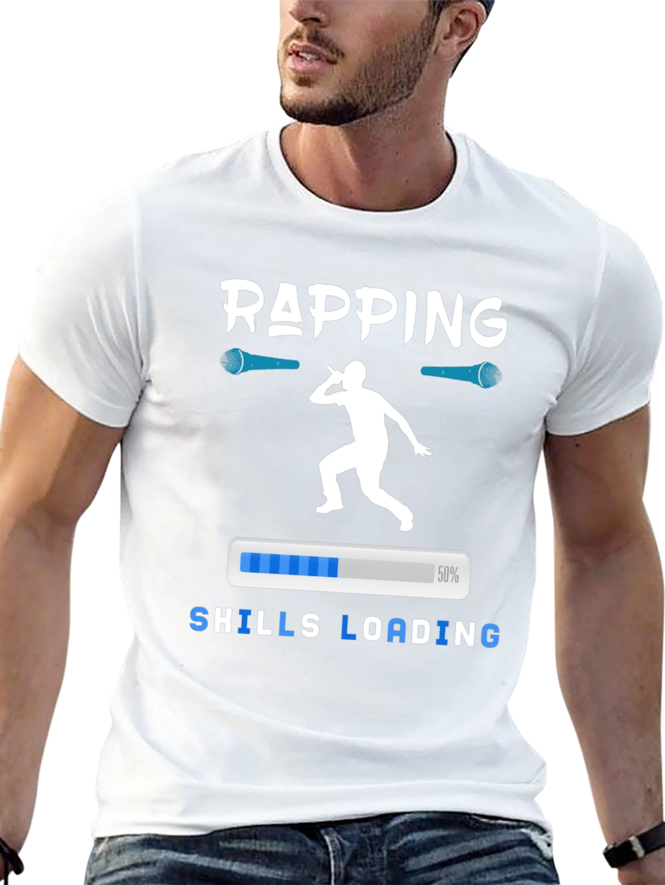 Rapping Skills Loading Graphic T-Shirt