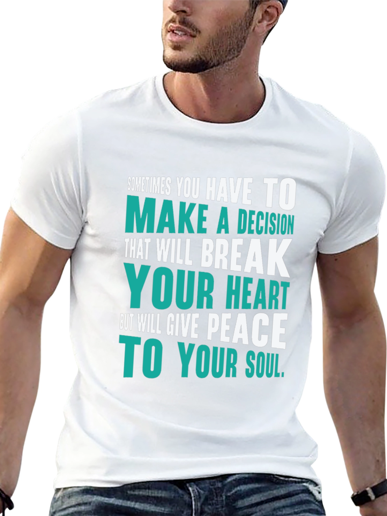 Decision & Peace Graphic T-Shirt