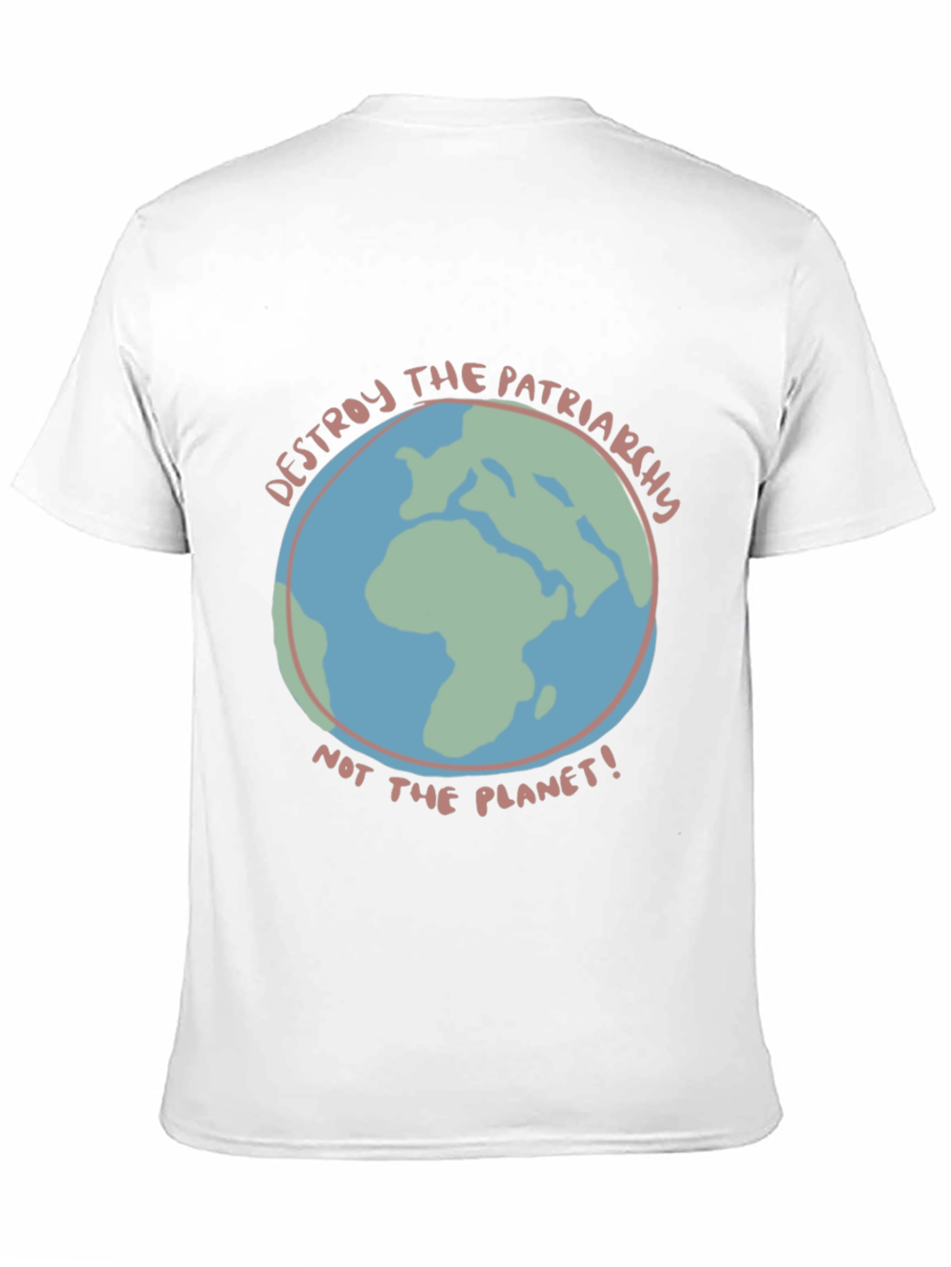 Destroy Patriarchy Earth Graphic Tee