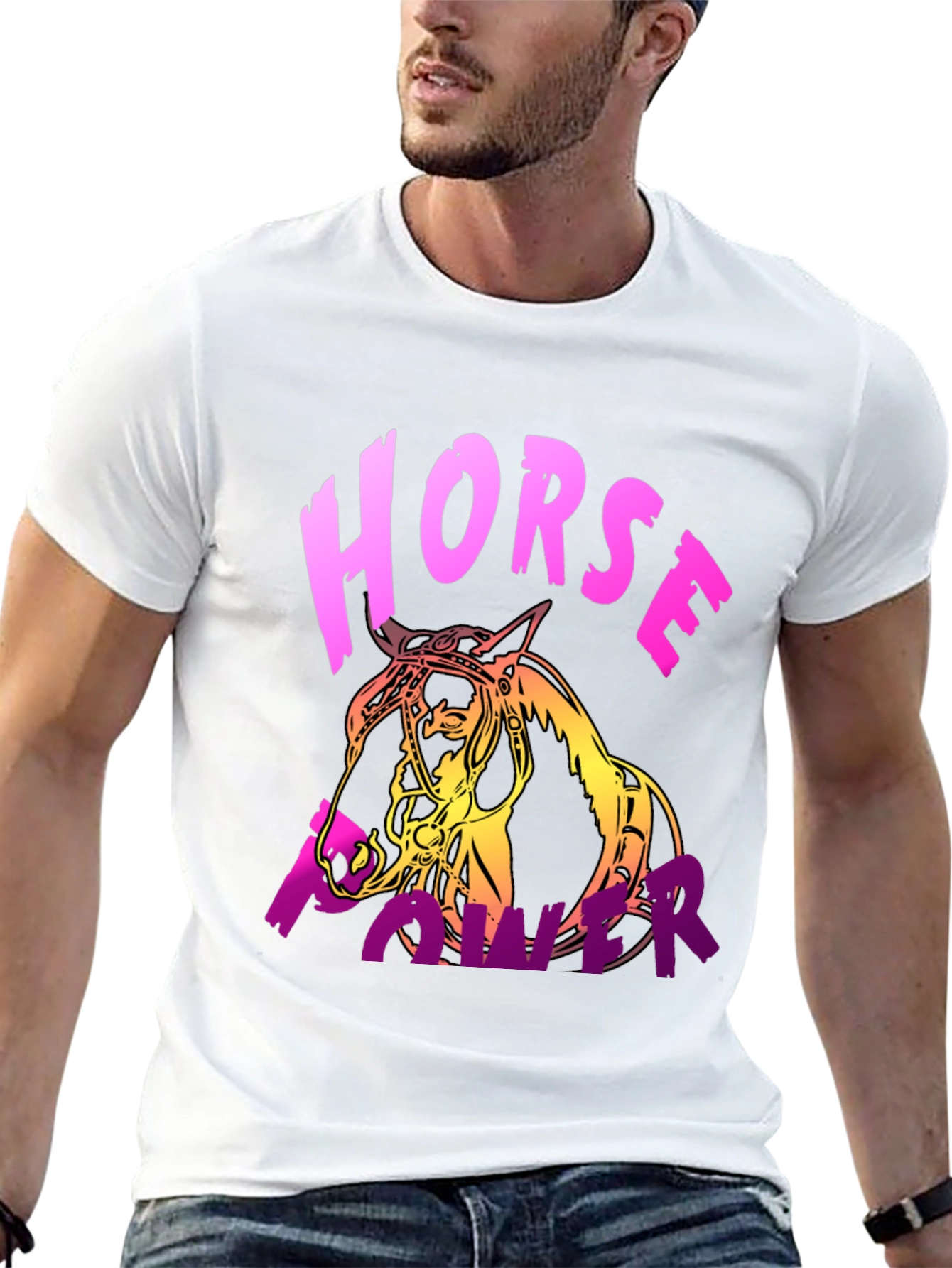 Horse Power T-Shirt - Graphic Tee