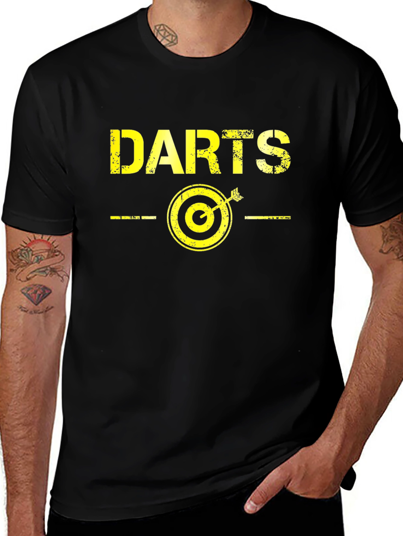 Darts Graphic Tee - Bullseye T-Shirt