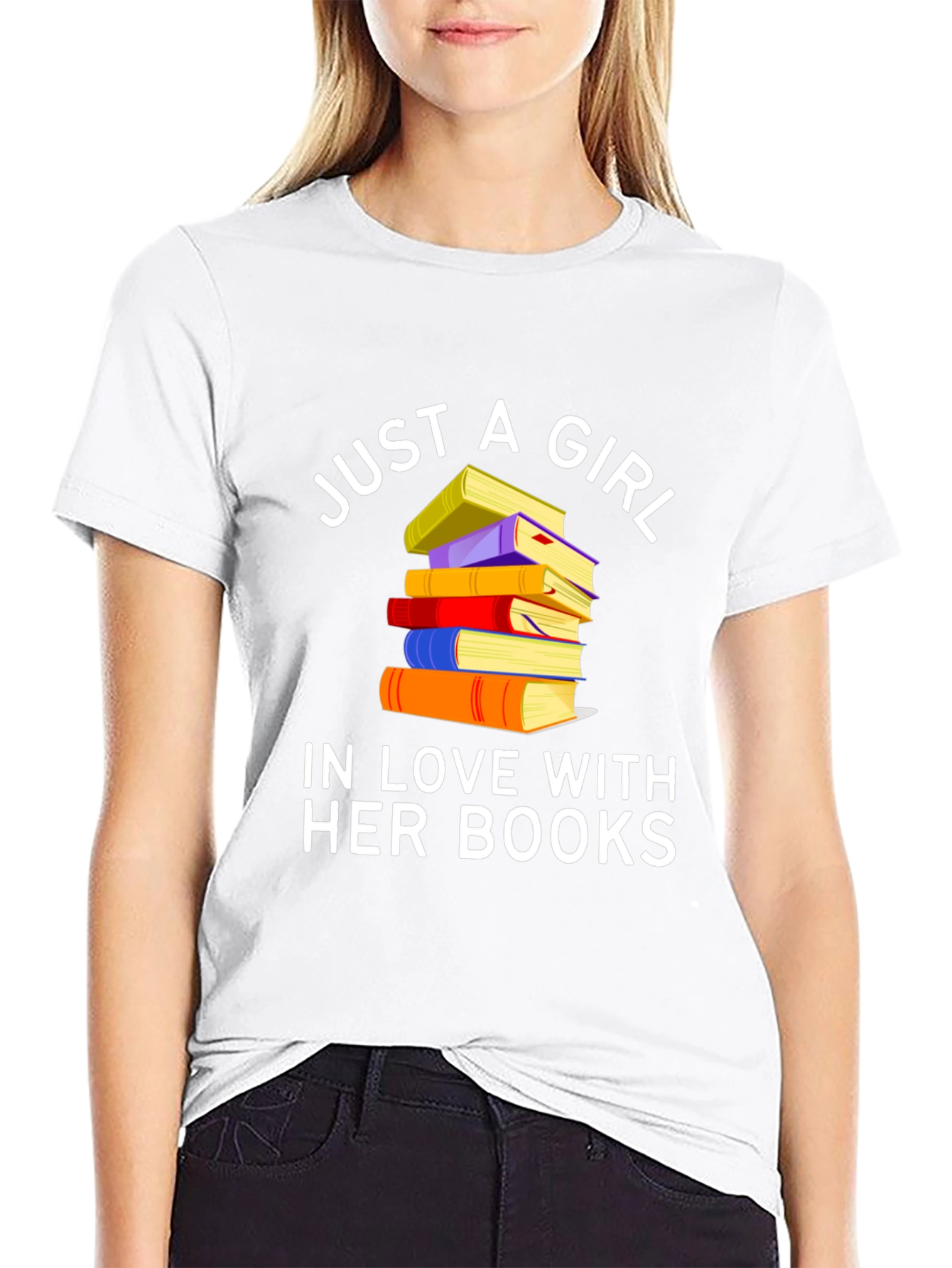 Just A Girl In Love With Her Books T-Shirt