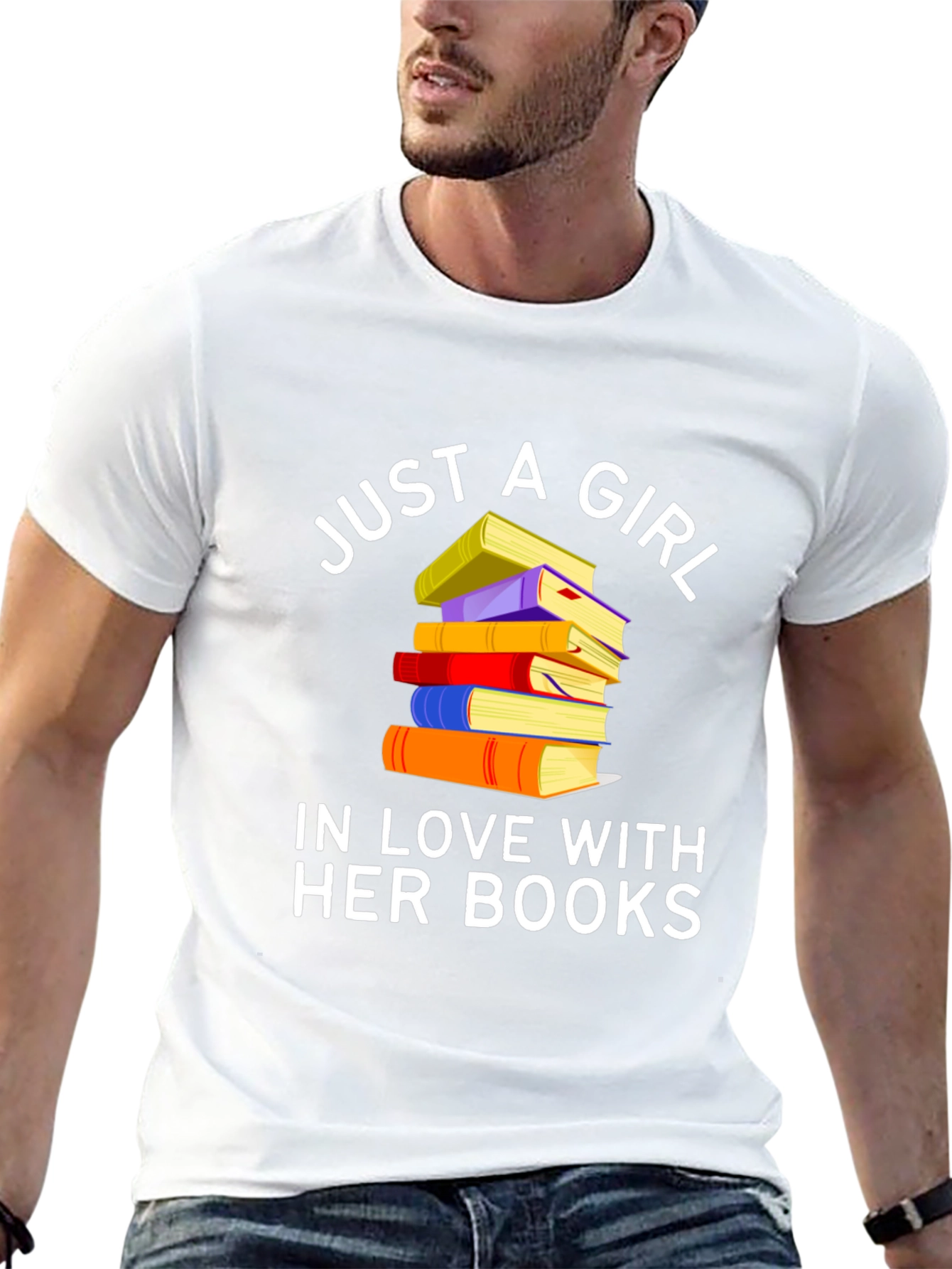 Just A Girl In Love With Her Books T-Shirt