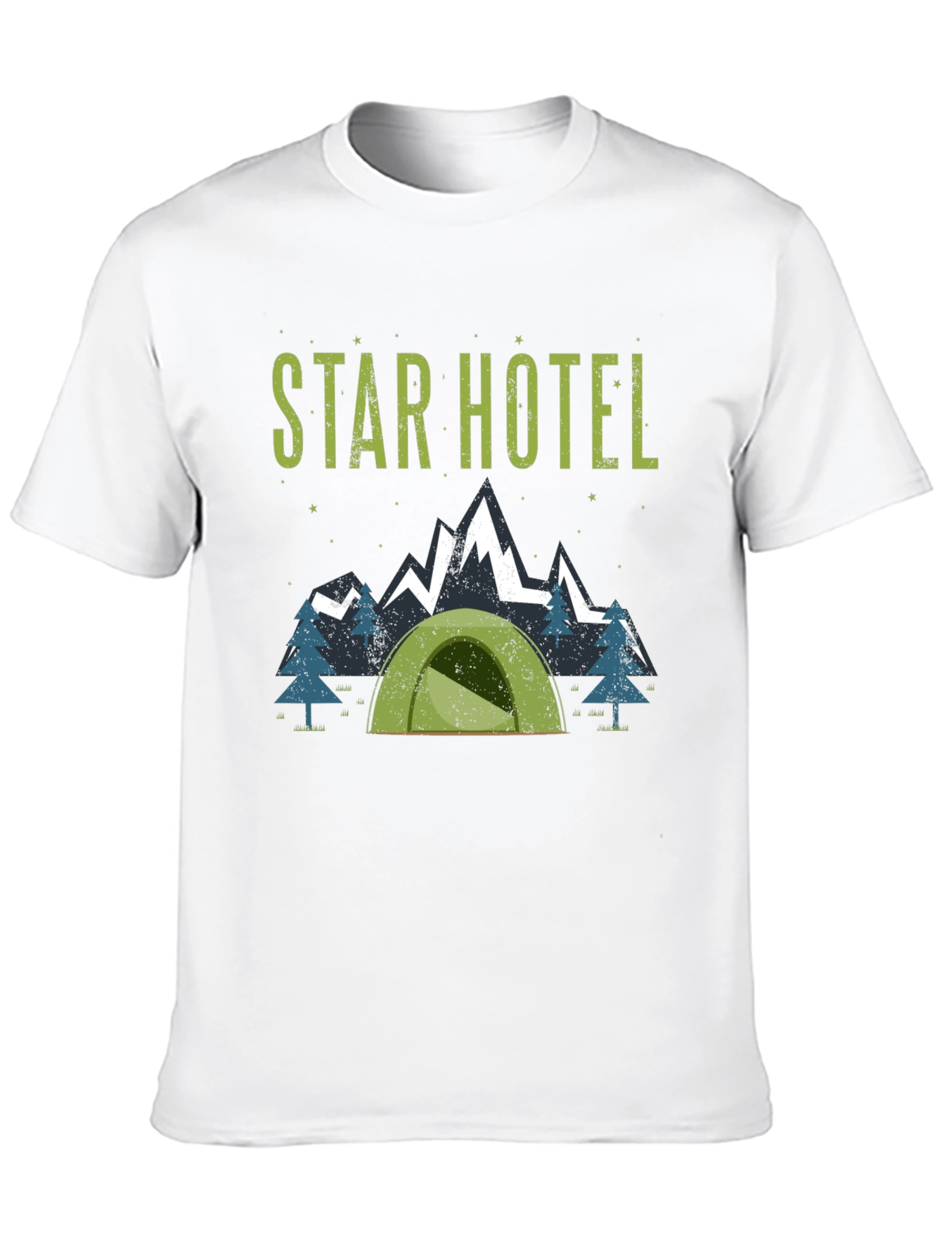 Star Hotel Camping T-Shirt: Adventure Ready!