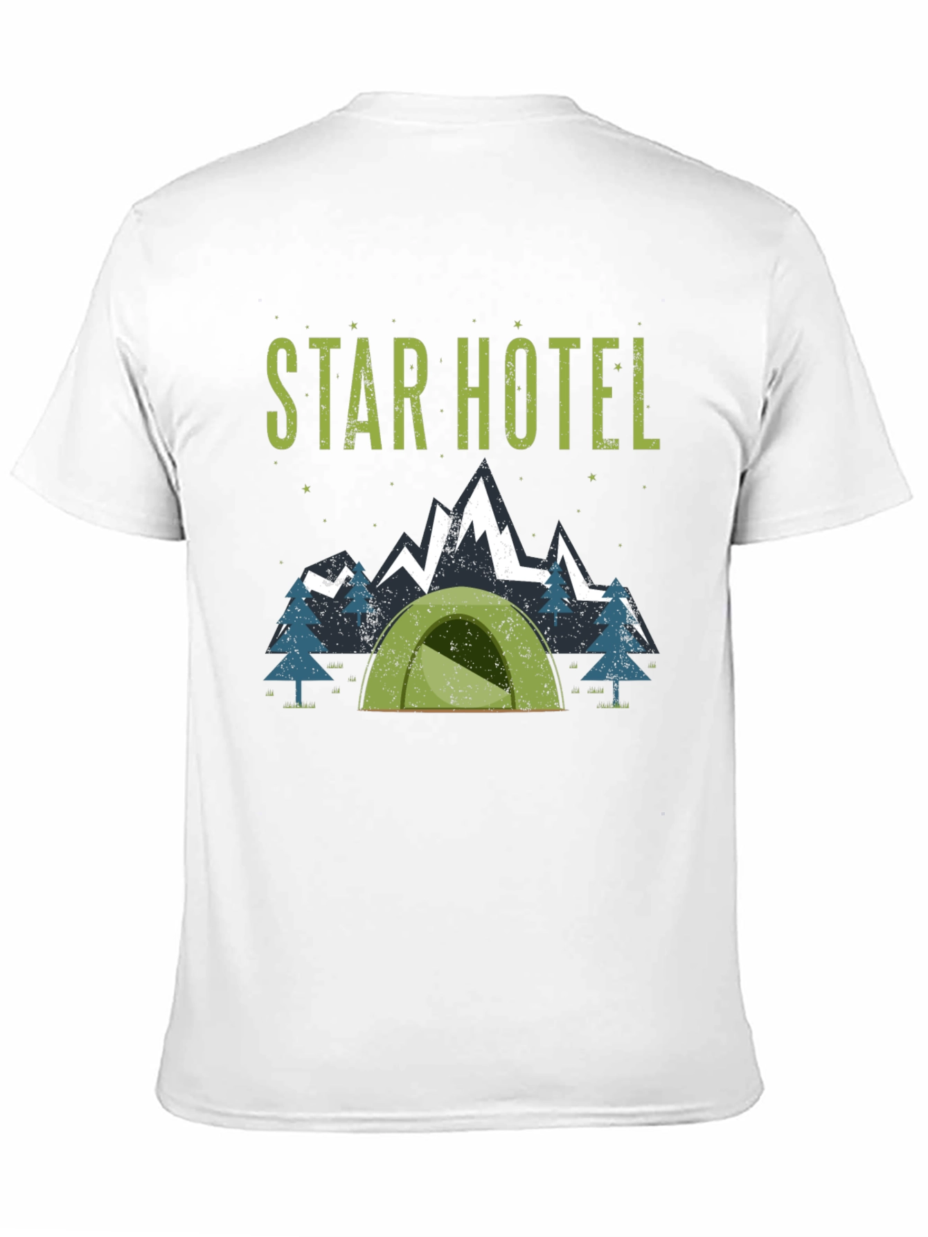 Star Hotel Camping T-Shirt: Adventure Ready!