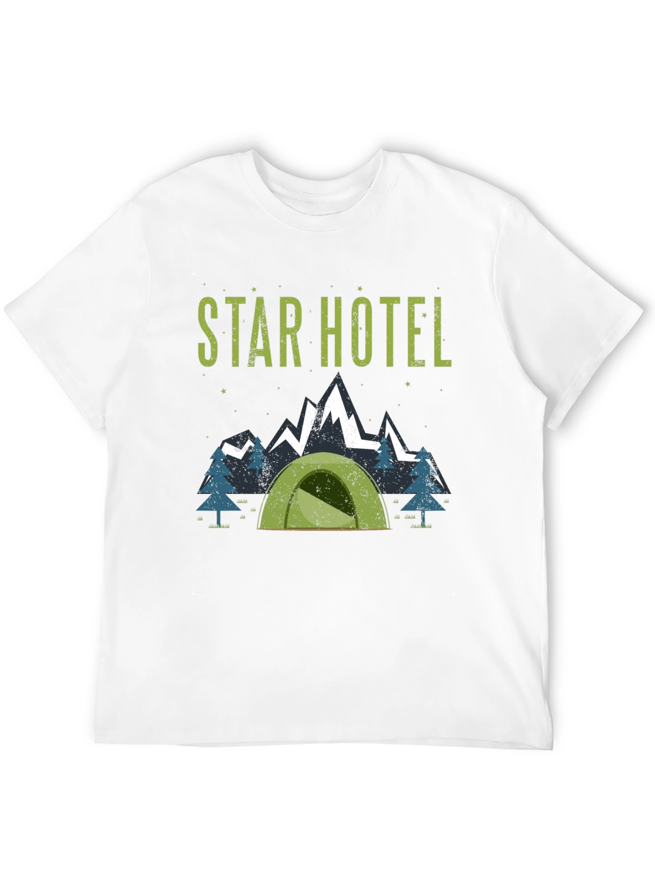 Star Hotel Camping T-Shirt: Adventure Ready!