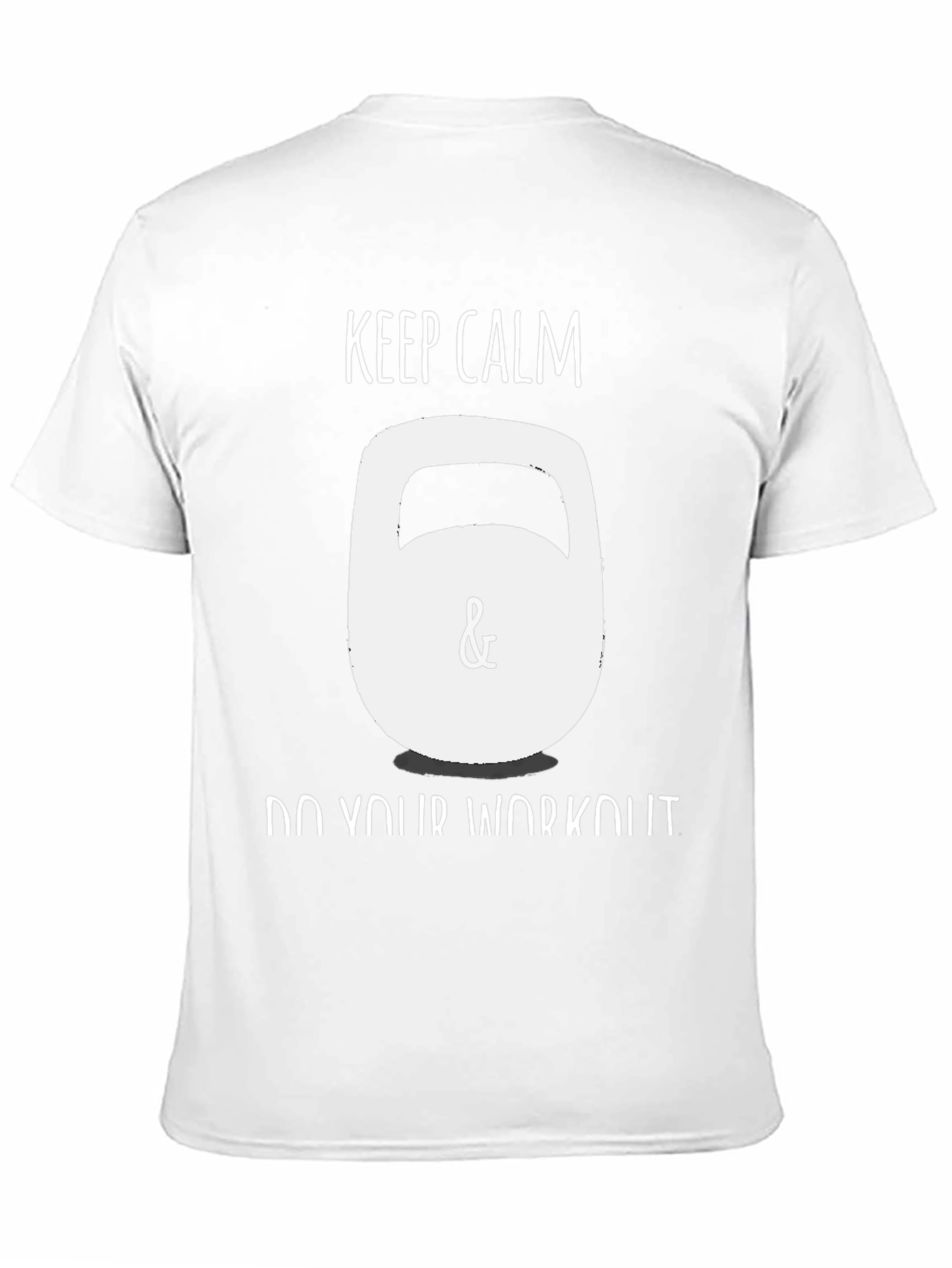 Keep Calm & Do Your Workout Black T-Shirt